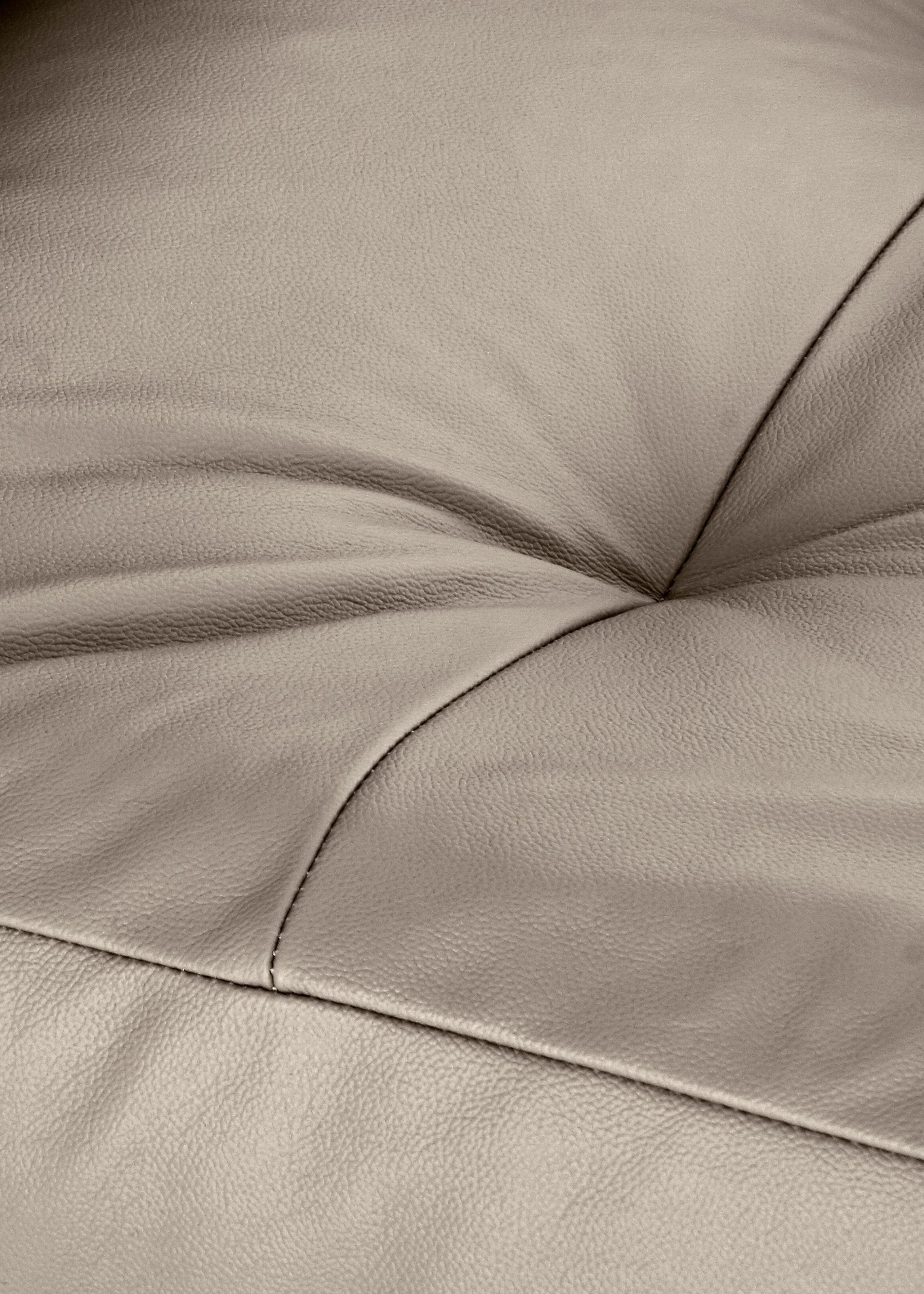 W.SCHILLIG Chaiselongue »softy«, mit dekorativer Heftung im Sitz, Füße schwarz pulverbeschichtet