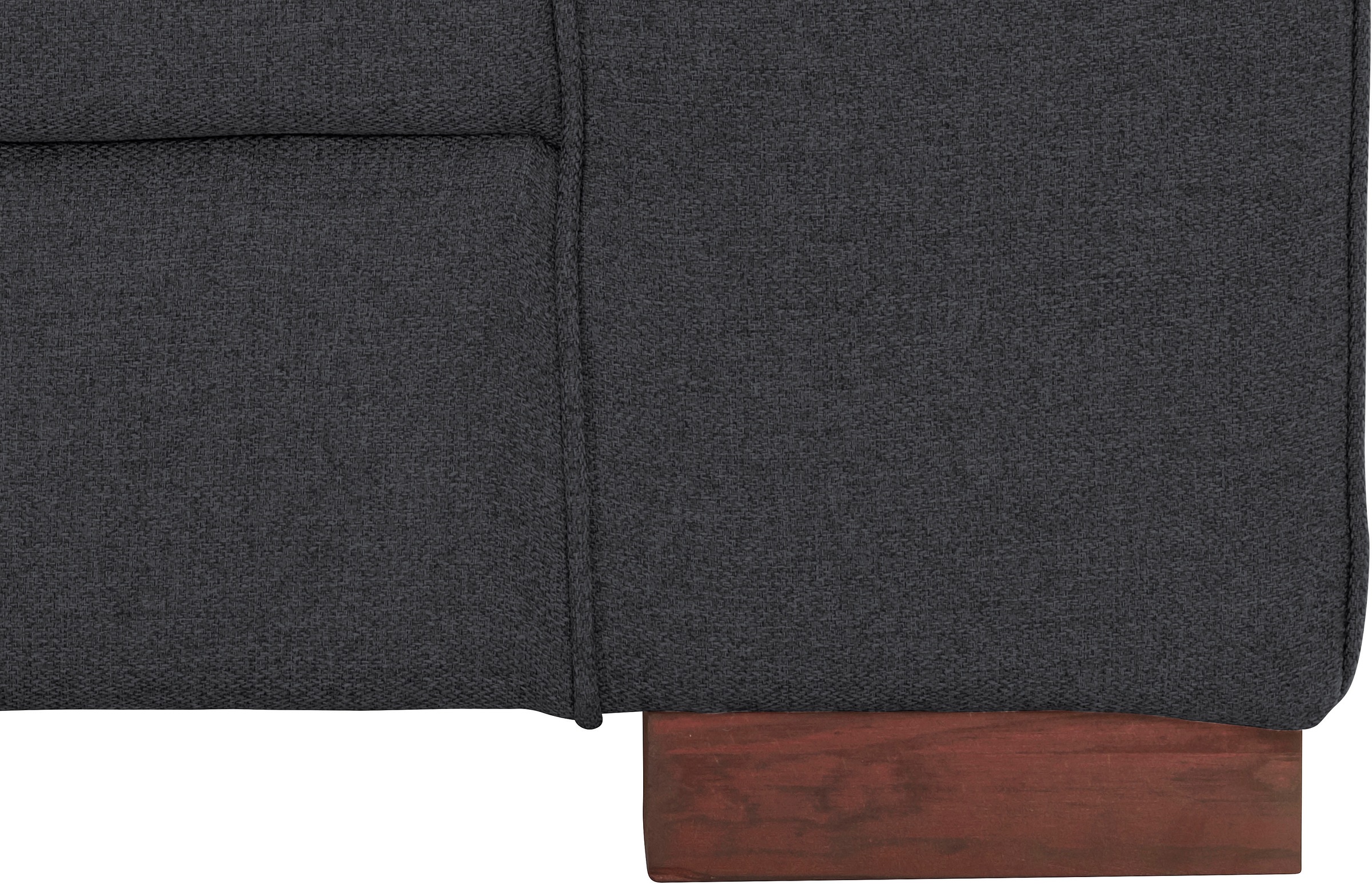 Home affaire Ecksofa »Broughton L-Form«, weicher Sitzkomfort, incl. 4 Zierkissen, Keder