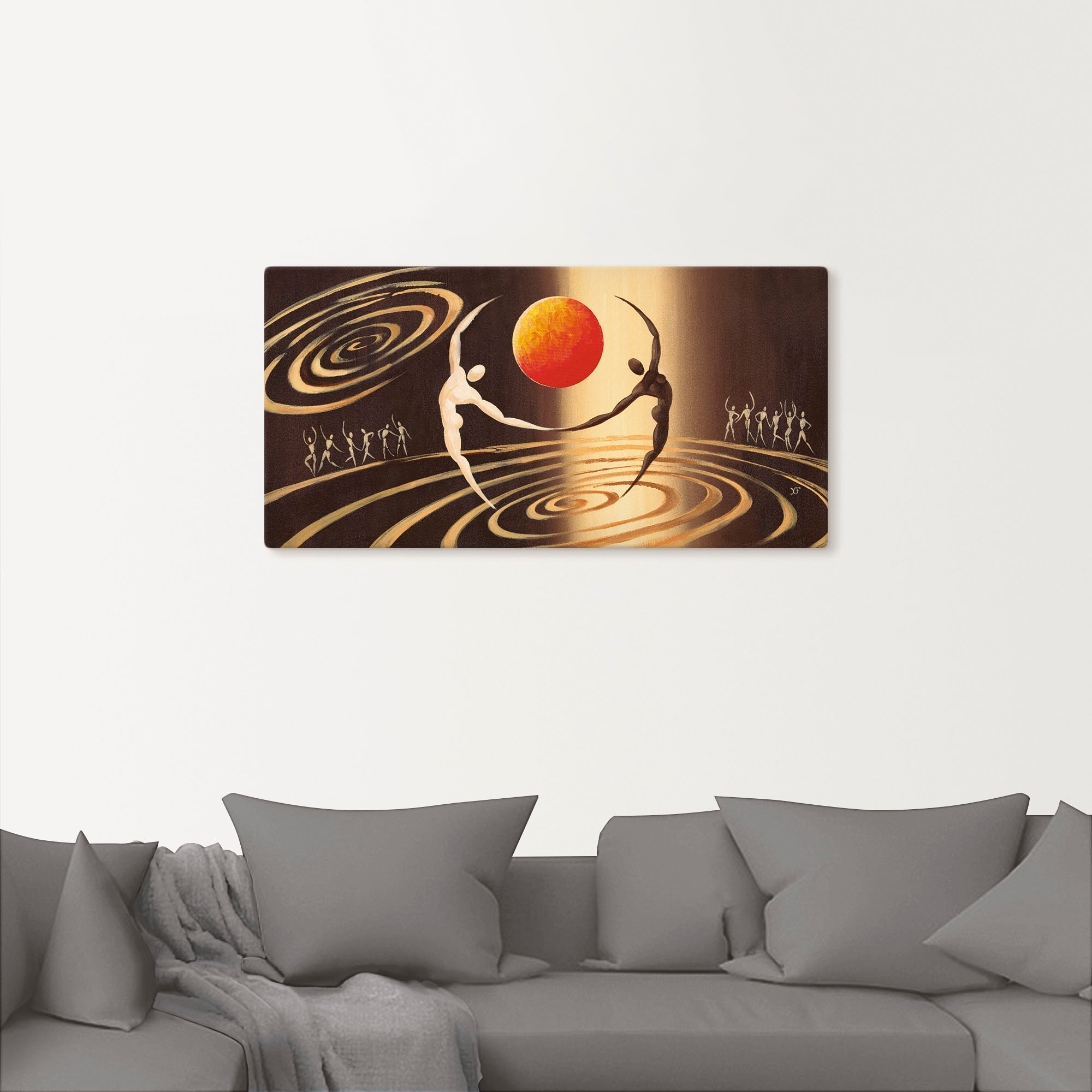 Artland Wandbild "Über dem Universum", Paar, (1 St.), als Alubild, Outdoorb günstig online kaufen