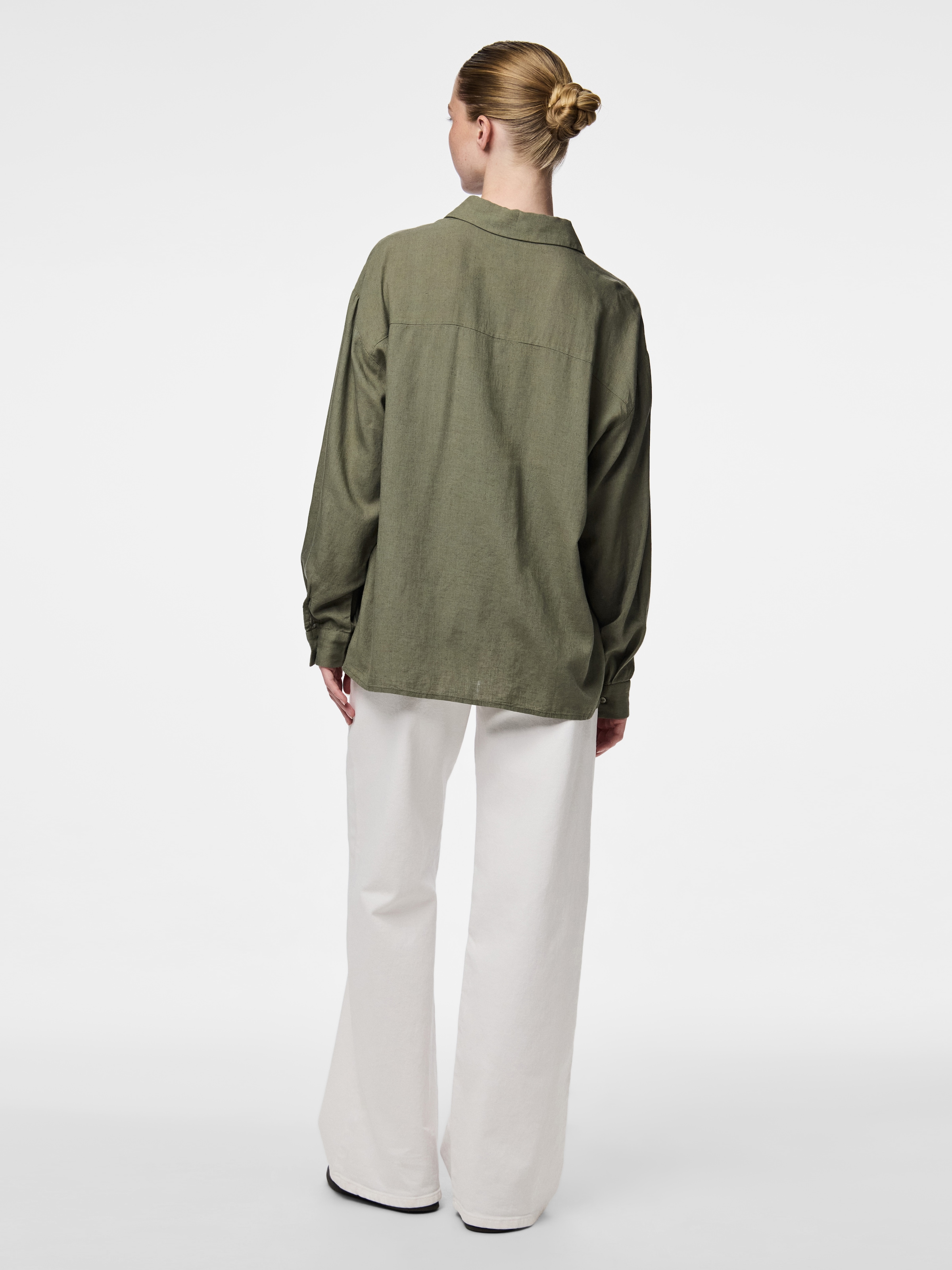 pieces Hemdbluse »PCPIA LS LOOSE SHIRT WVN NOOS«