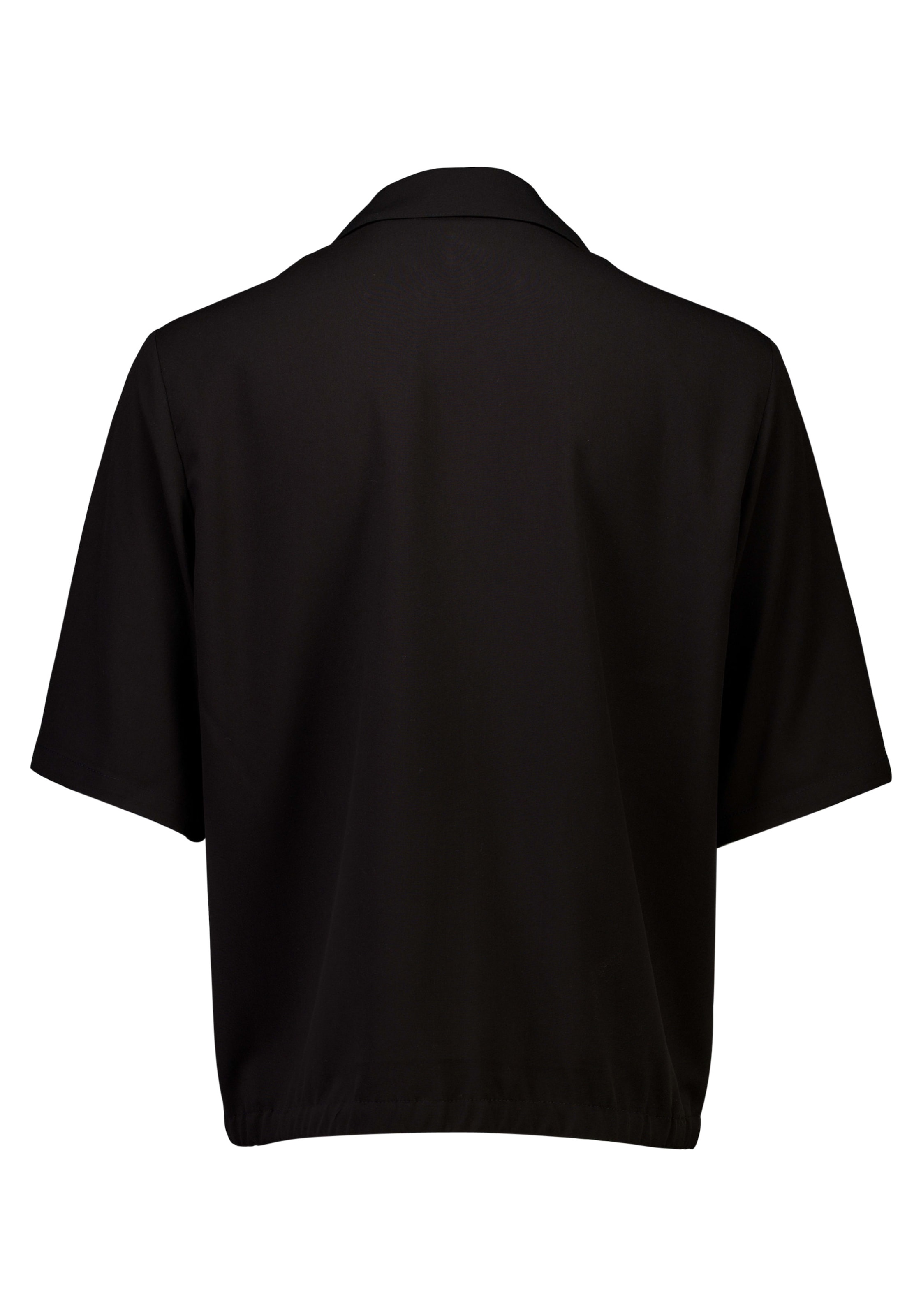 LINDBERGH Blusenjacke ohne Kapuze Halbarm, mit Knopfleiste und Viskose