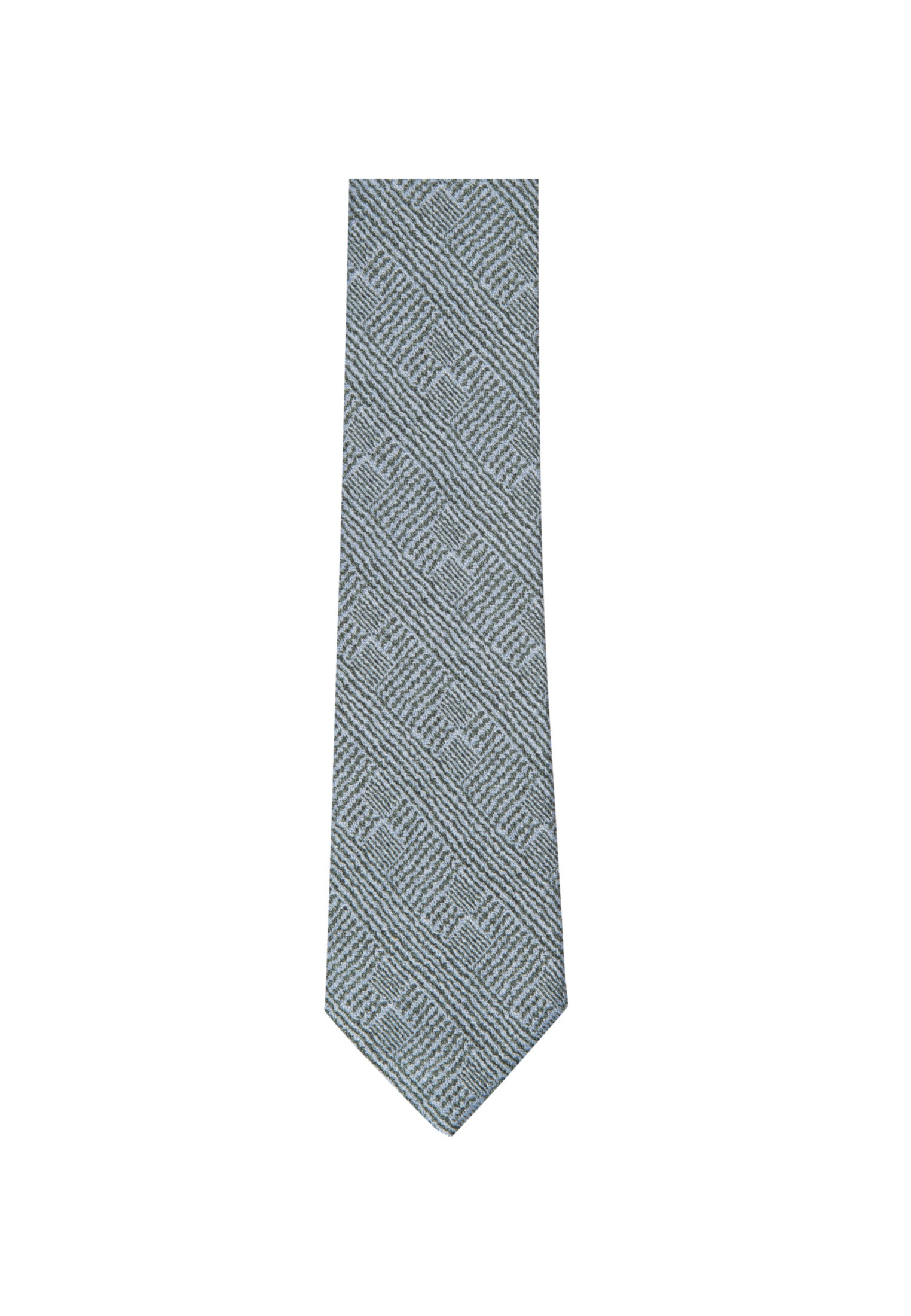 SEIDENSTICKER Krawatte »Schwarze Rose« Breit (7cm) Karo grün Passform: Breit (7cm)