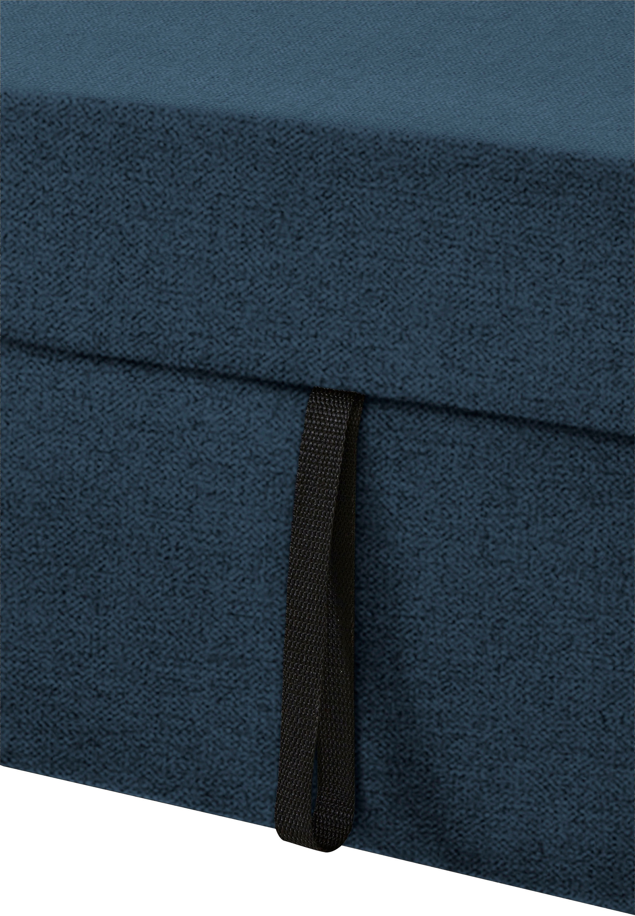 DOMO collection Ecksofa »Franzi, zeitlos und elegant, moderne Sitzheftung, L-Form«, wahlweise mit Kopfteilverstellung (dann Breite: 275 cm)