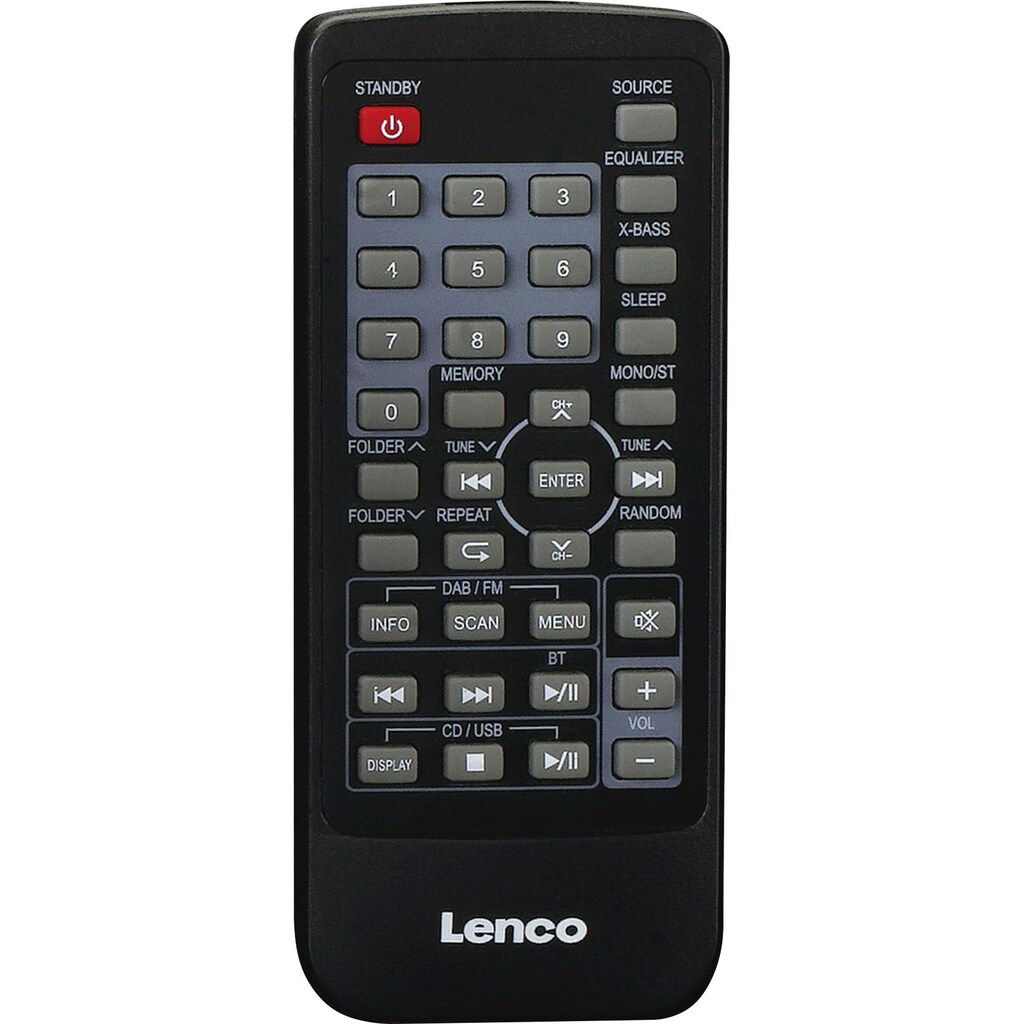 Lenco Boombox »SCD-720SI«, (Digitalradio (DAB+)