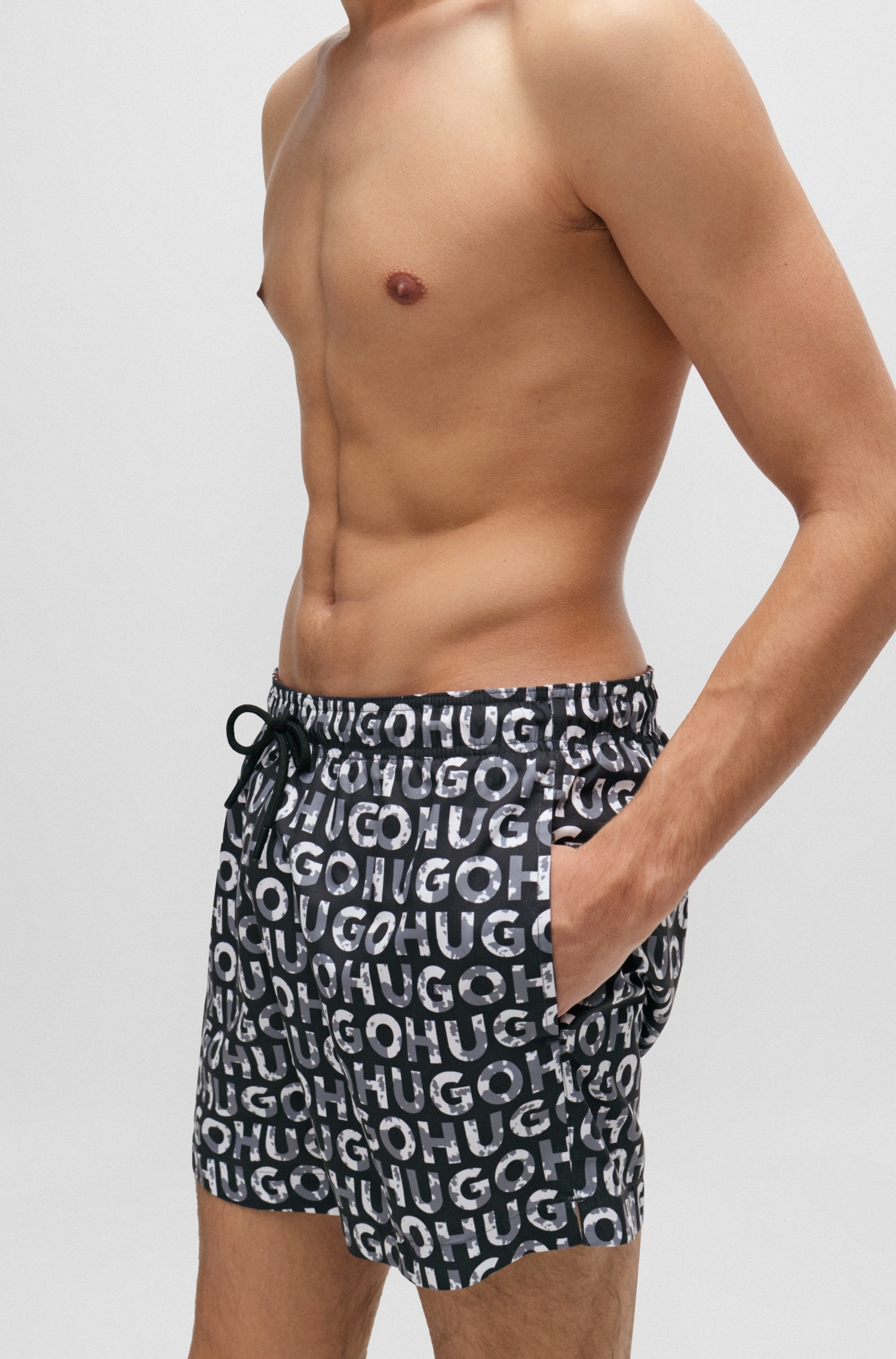 HUGO Underwear Badeshorts »TORTUGA«, mit Print
