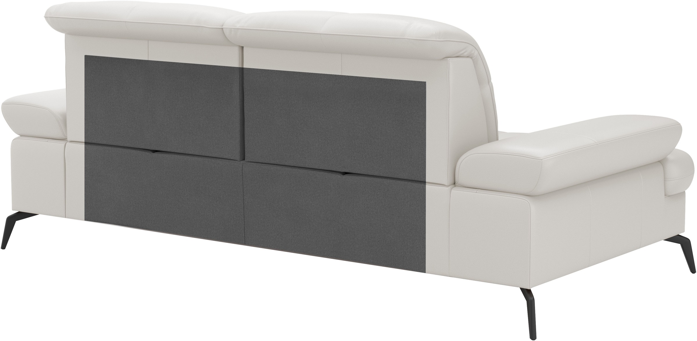 sit&more 2,5-Sitzer »Amica, inkl. Sitztiefenverstellung und Armteilverstellung«, wahlweise mit Kopfteilverstellung und Bettfunktion