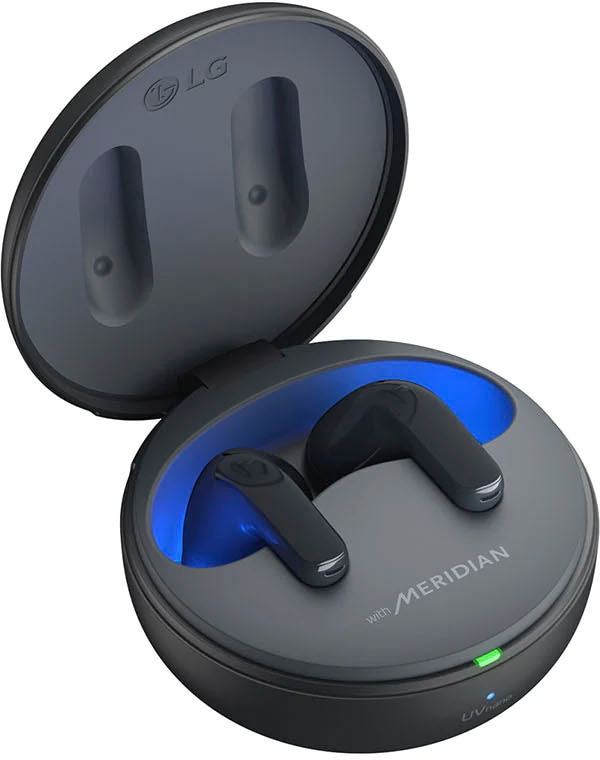 LG In-Ear-Kopfhörer »TONE Free DT60Q«, Bluetooth, Active Noise Cancelling (ANC)-Freisprechfunktion-LED Ladestandsanzeige-Sprachsteuerung-integrierte Steuerung für Anrufe und Musik