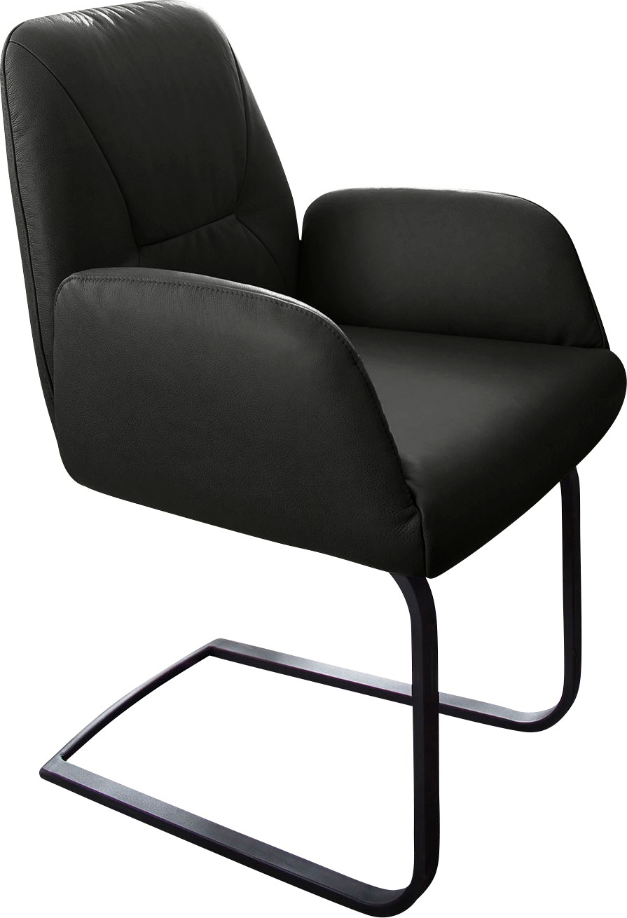 W.SCHILLIG Freischwinger »ole« (Set) 2 Stk.2er- oder 4er-Set, Gestell in Schwarz pulverbeschichtet