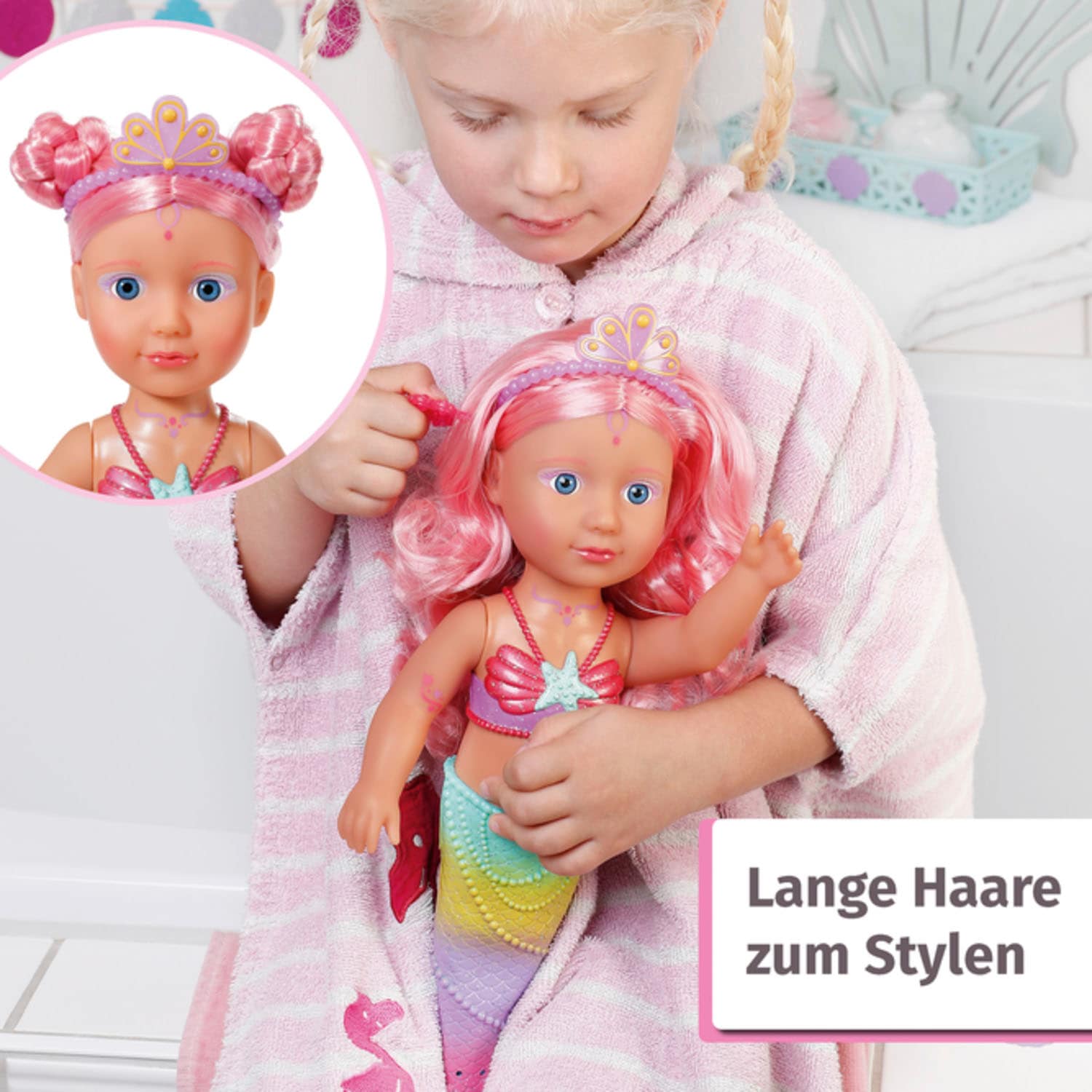 Baby Born Meerjungfrauenpuppe »Little Sister Meerjungfrau, 46 cm«