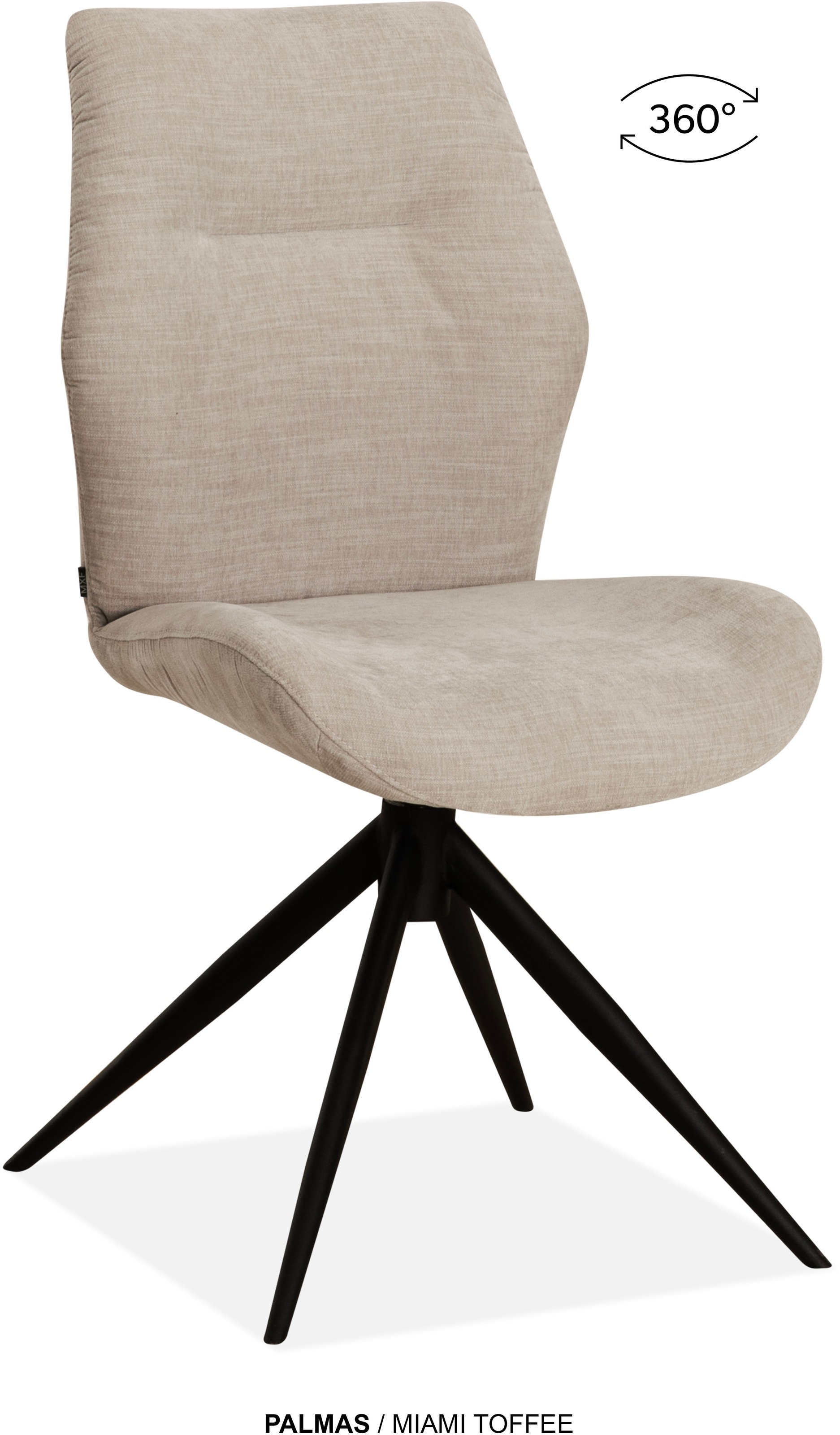 OMG Design Esszimmerstuhl »Palmas« (Set) 2 Stk. Stoff Drehstuhl mit auto-re günstig online kaufen