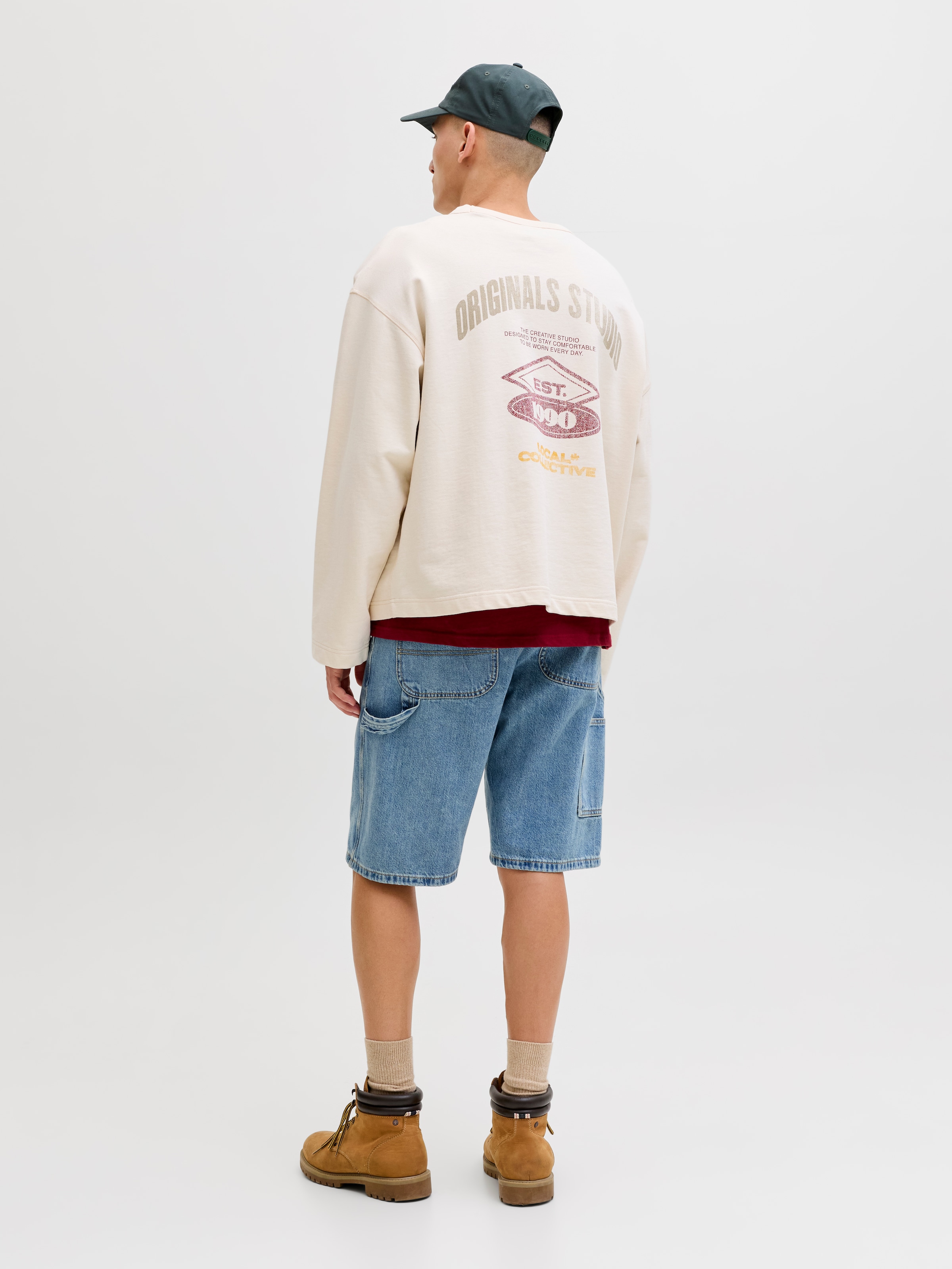 Jack & Jones Shorts »JJIALEX JJCARPENTER SHORTS NS 830 SN«