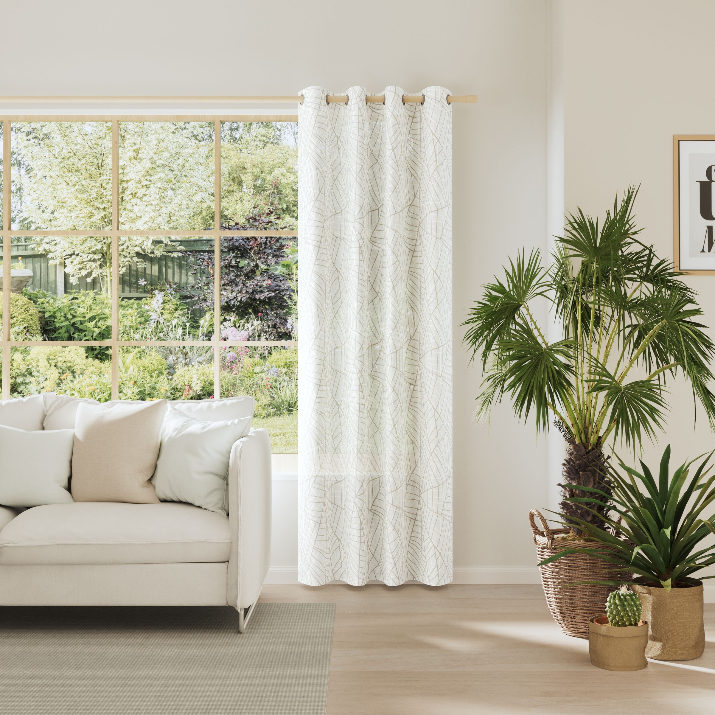 Neutex for you! Vorhang »SIMPLY« Ösen 1 Stk. tlg. Druckstoff mit Grafikdesign