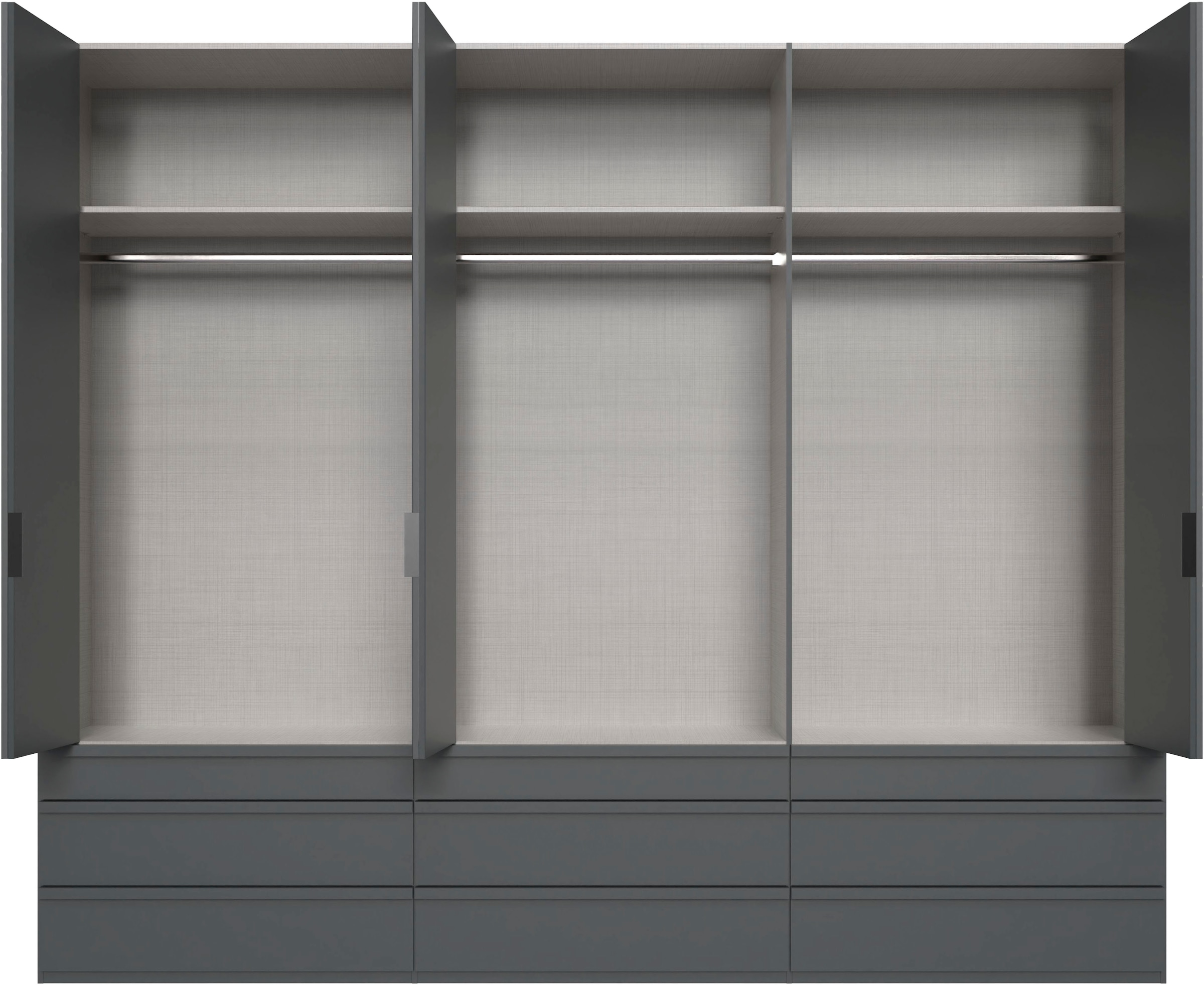Wimex Falttürenschrank »Oxford by fresh to go, in 3 Breiten und 2 Höhen, Made in Germany«, (mit Schubladen, wahlweise mit oder ohne Spiegel), mit hochwertigen Falttüren für den perfekten Überblick