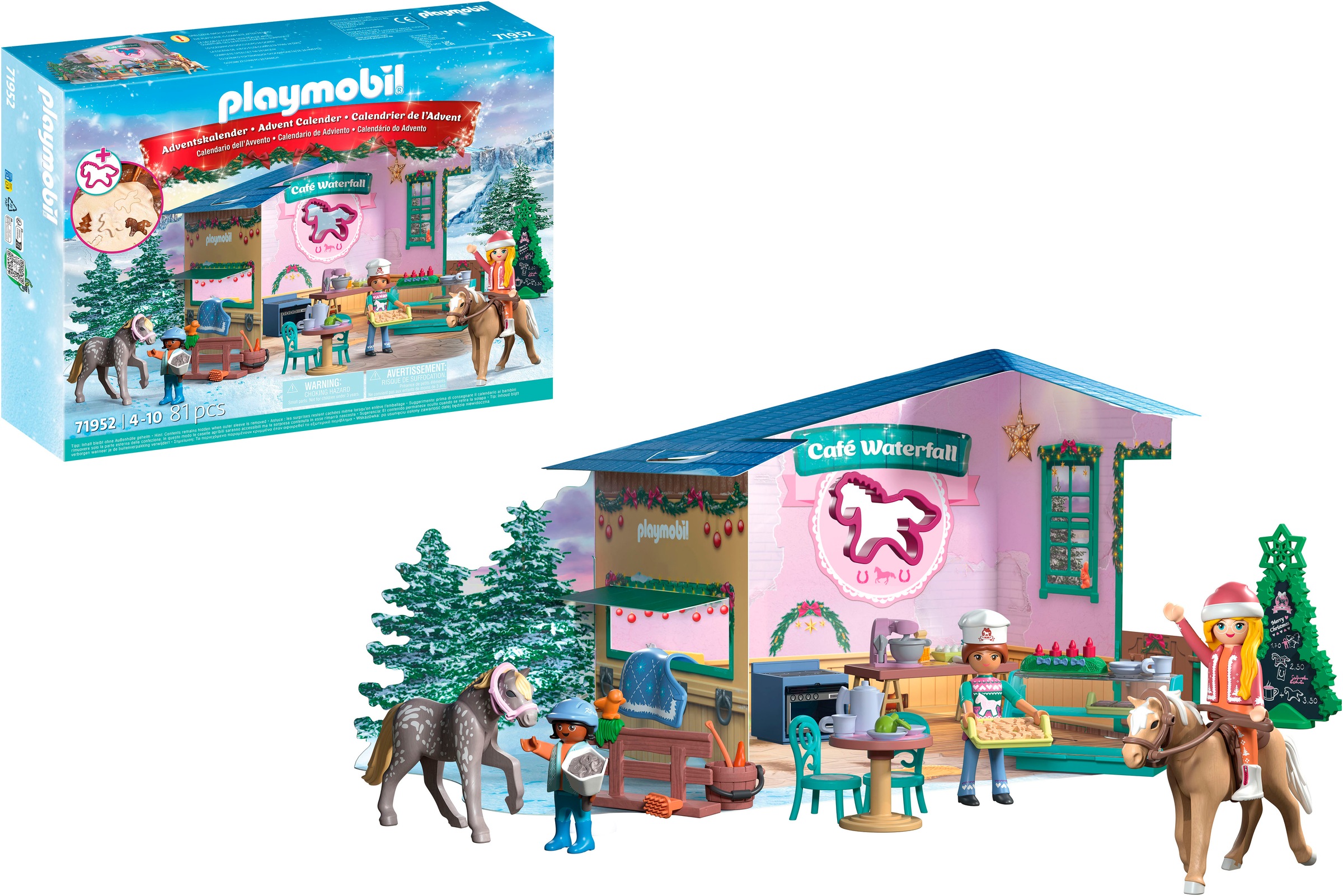 Playmobil® Spielzeug-Adventskalender »Weihnachtsbacken im Reitercafé (71952 günstig online kaufen