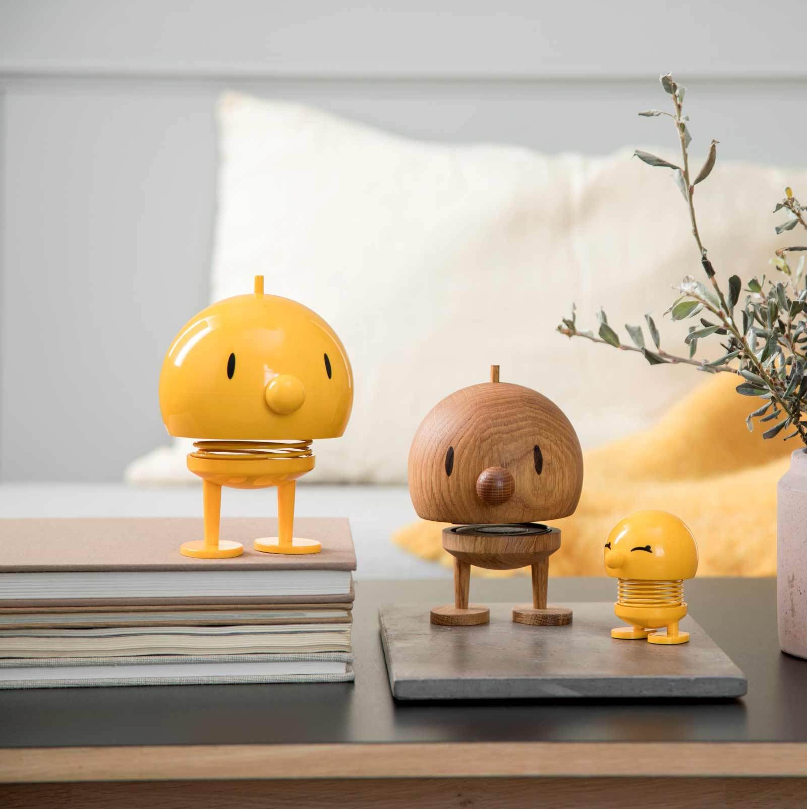HOPTIMIST Dekofigur »Dekofigur XL Bumble 24 cm gelb« günstig online kaufen