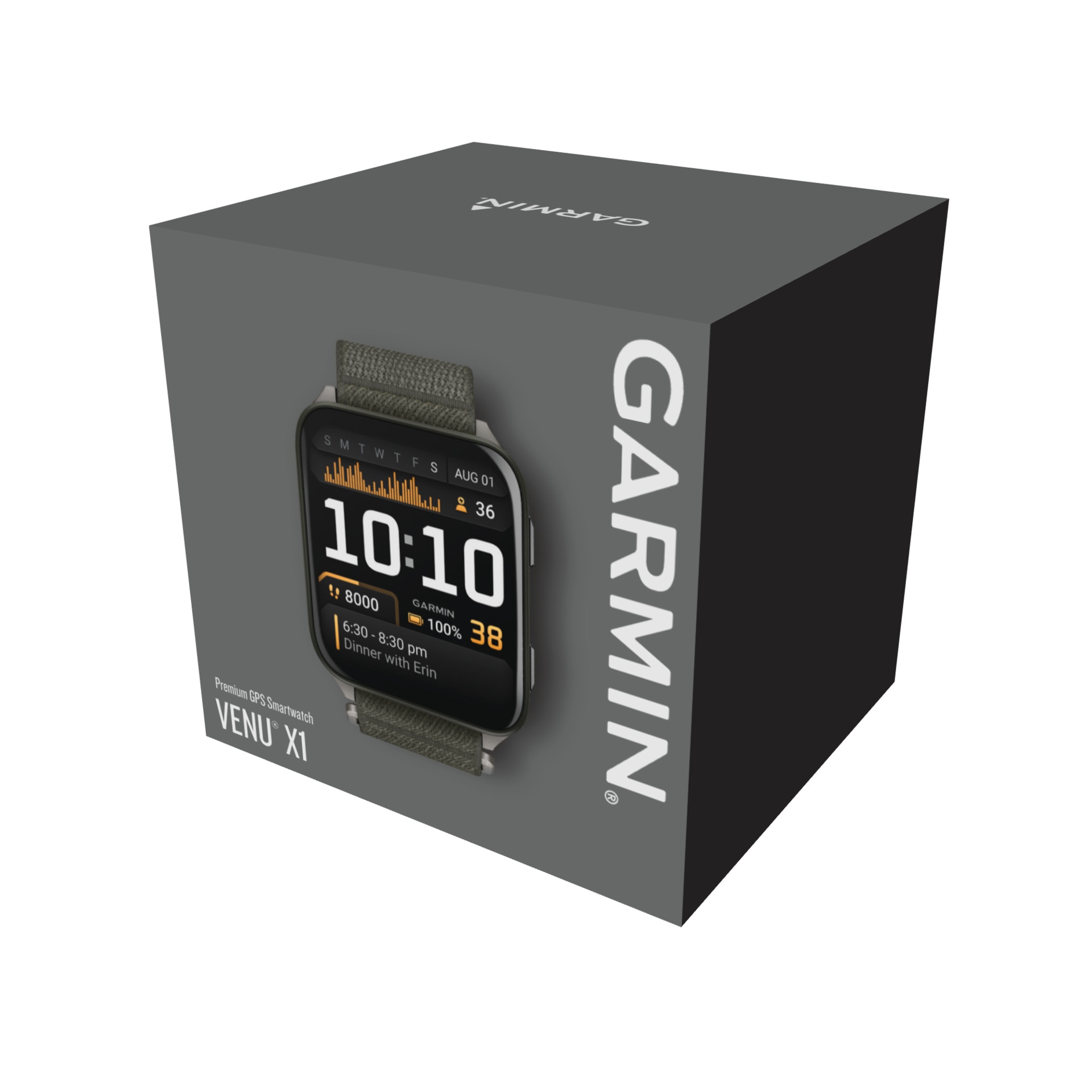 Garmin Smartwatch »Venu X1«, (5,08 cm / 2 Zoll), 32,00 GB
