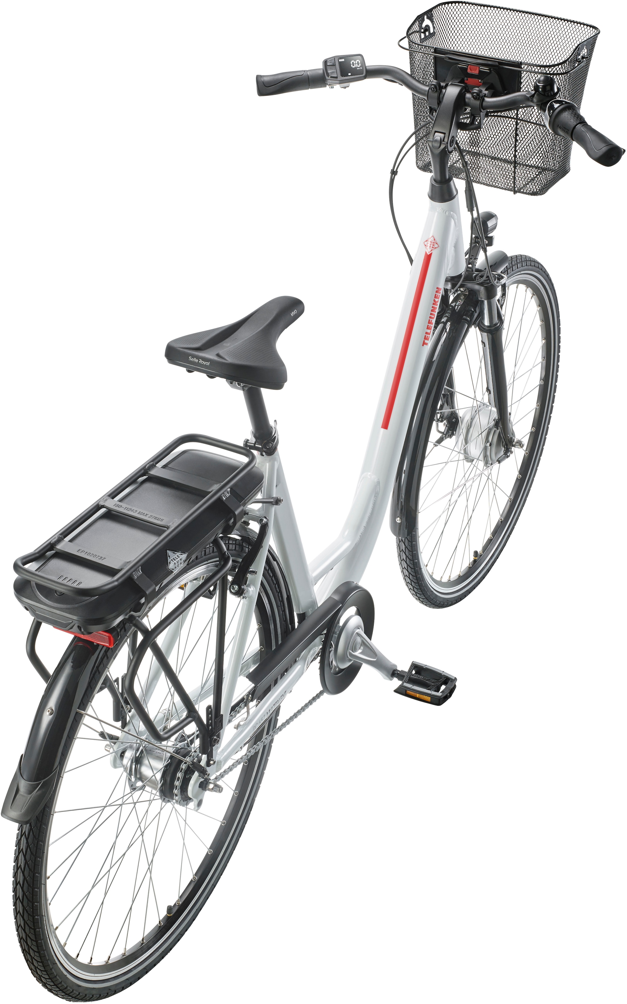 Telefunken E-Bike »Multitalent RC657«, 7 Gang, Shimano, Nexus, Frontmotor 250 W, Pedelec, Elektrofahrrad für Damen u. Herren