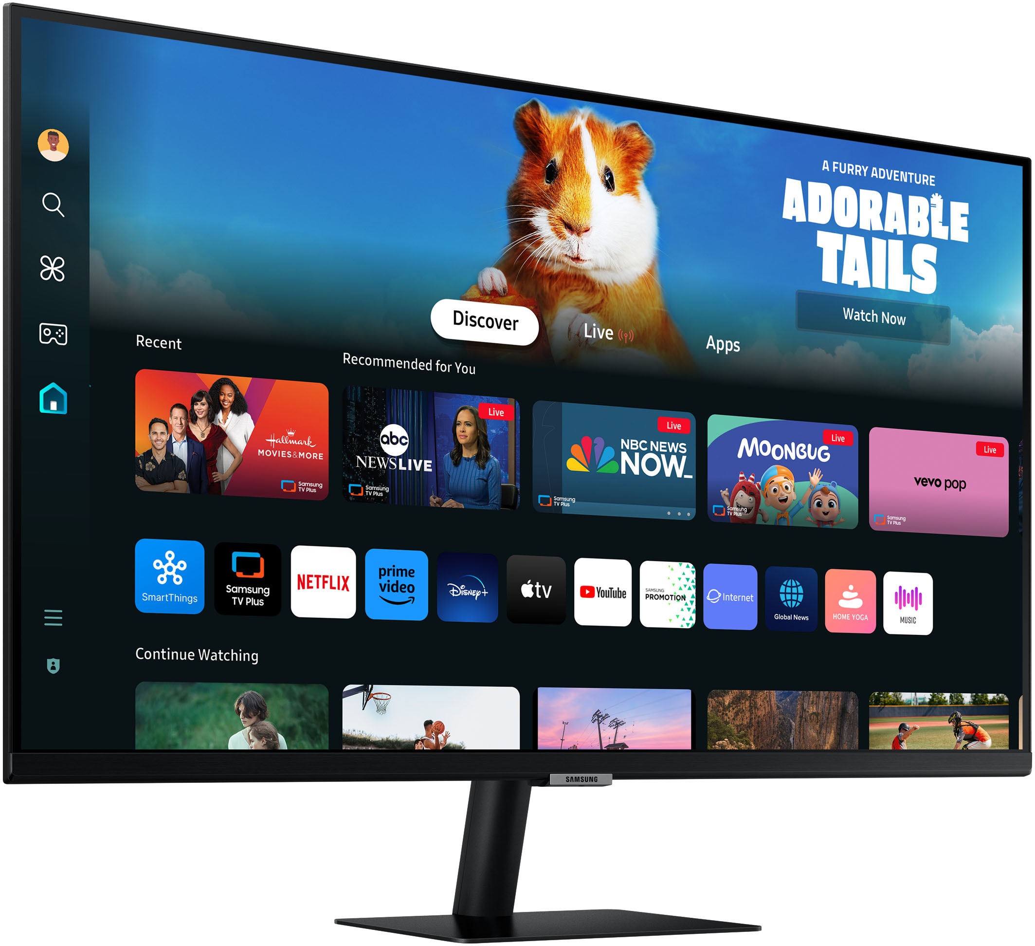 Samsung Smart Monitor »S27DM500EU« 68 cm/27 ″  1920 x 1080 px Full HD 4 Reaktionszeit 60 Hz