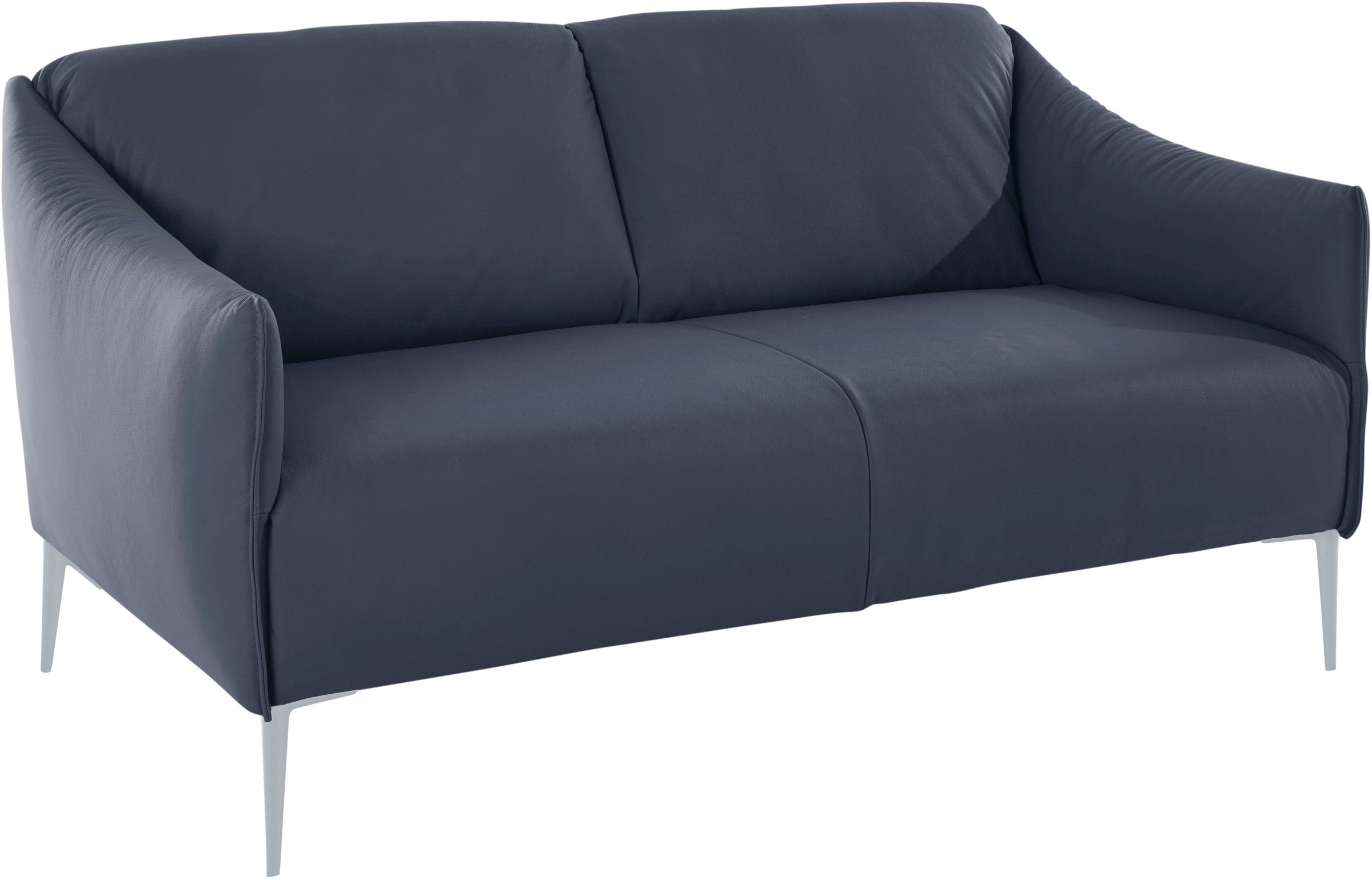 W.SCHILLIG 2-Sitzer »sally«, mit Metallfüßen in Silber matt, Breite 154 cm