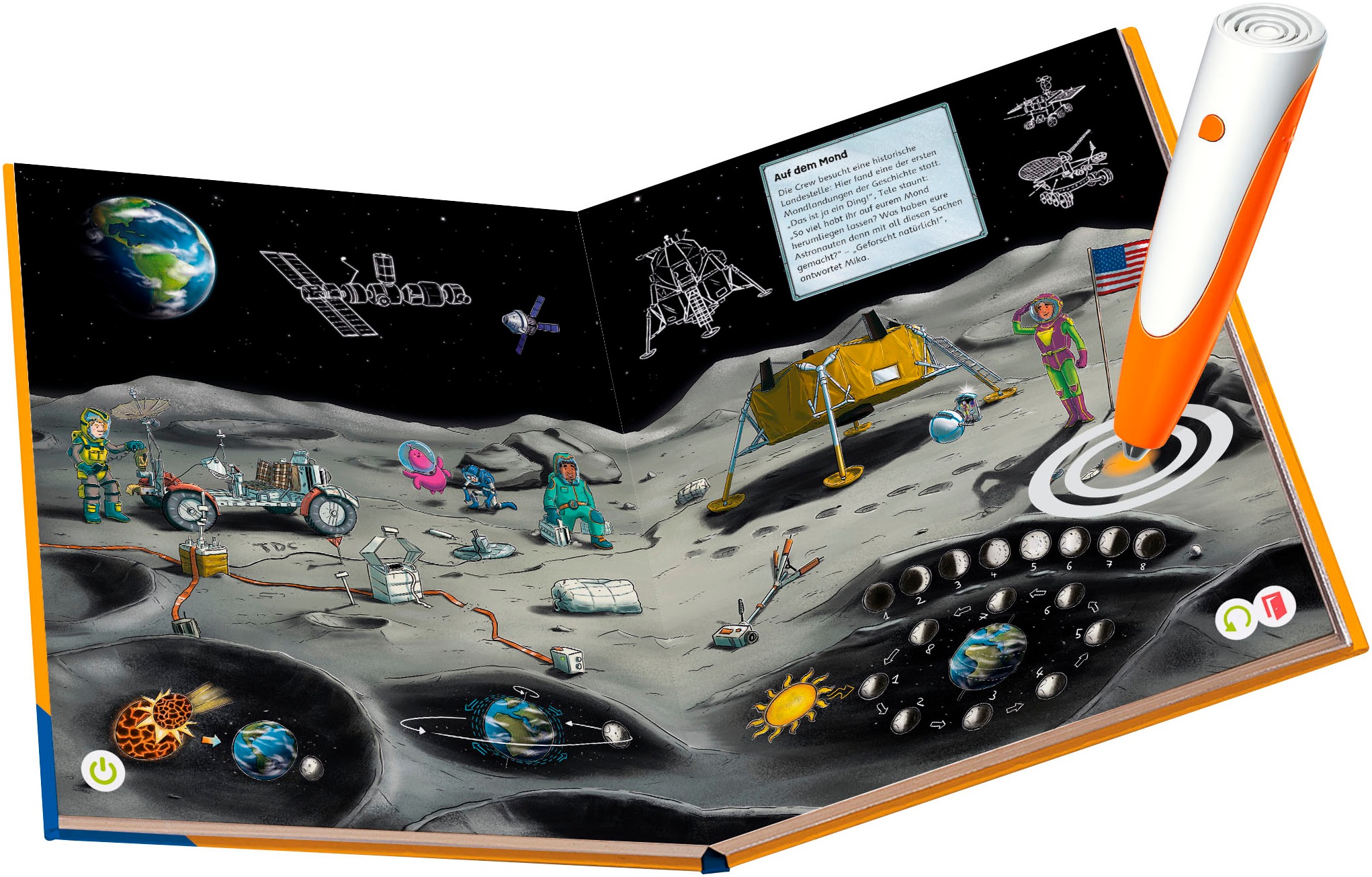 Ravensburger Buch »tiptoi® Der Weltraum: Raumfahrt, Sterne und Planeten«
