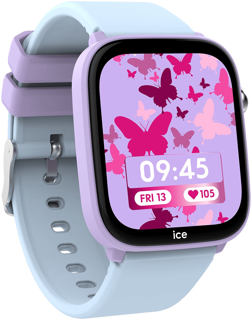 ice-watch Smartwatch »ICE smart junior 3.0 - Find My - 1.75«, Armbanduhr, Kinderuhr, Silikonarmband, Bluetooth, Geschenkidee,digital
