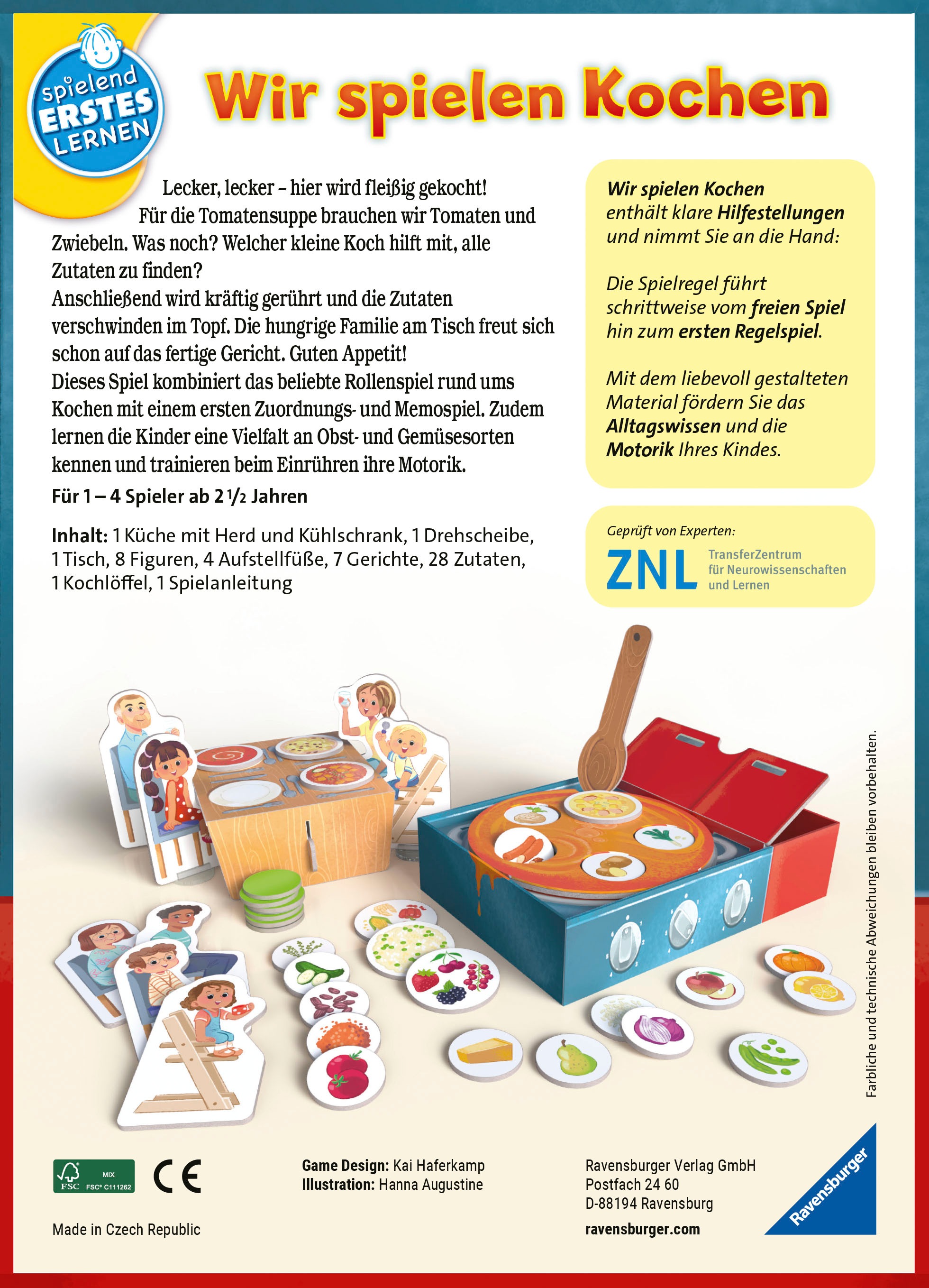 Ravensburger Spiel »Wir spielen Kochen«, Made in Europe