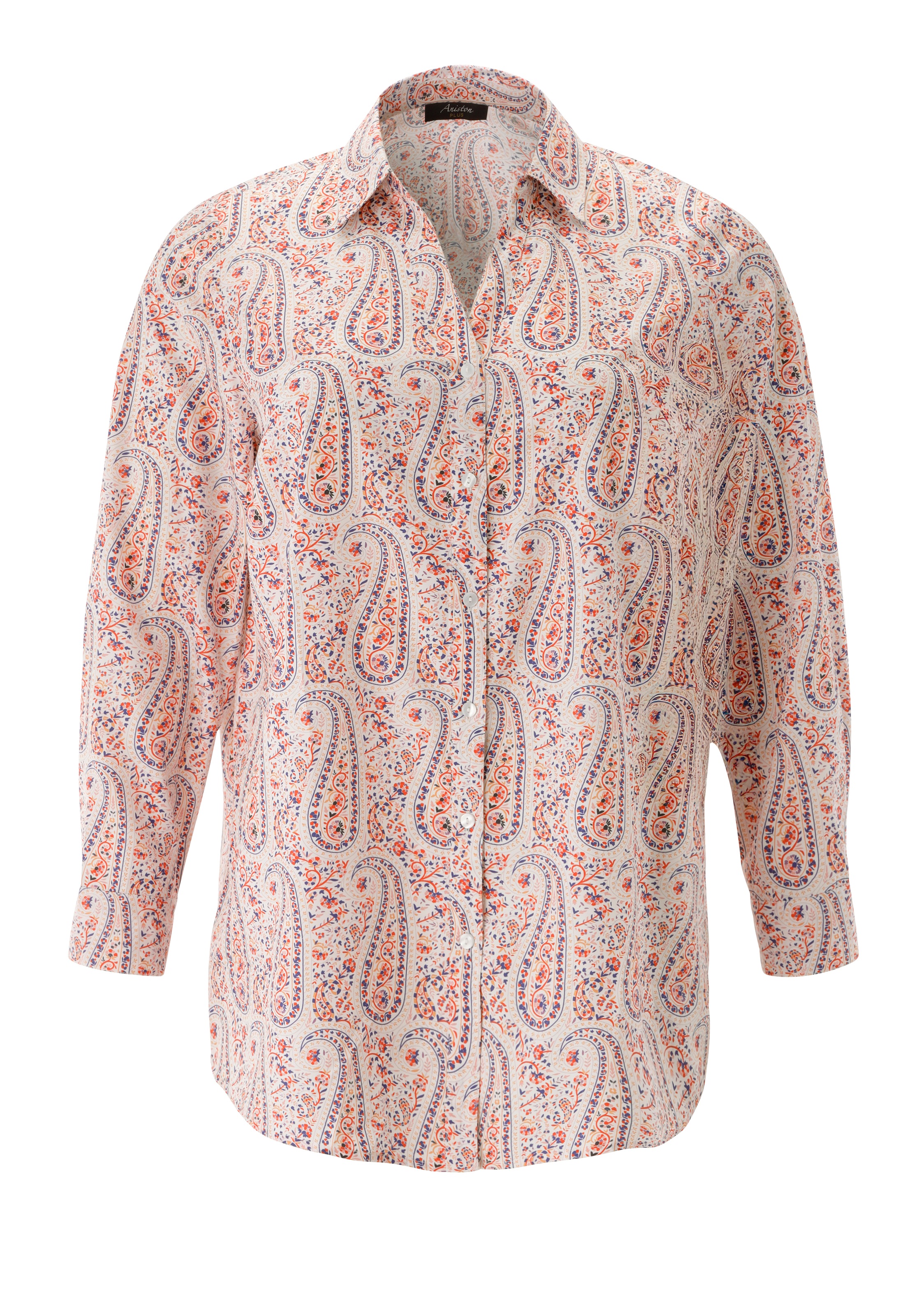Aniston PLUS Hemdbluse in Paisleydessin