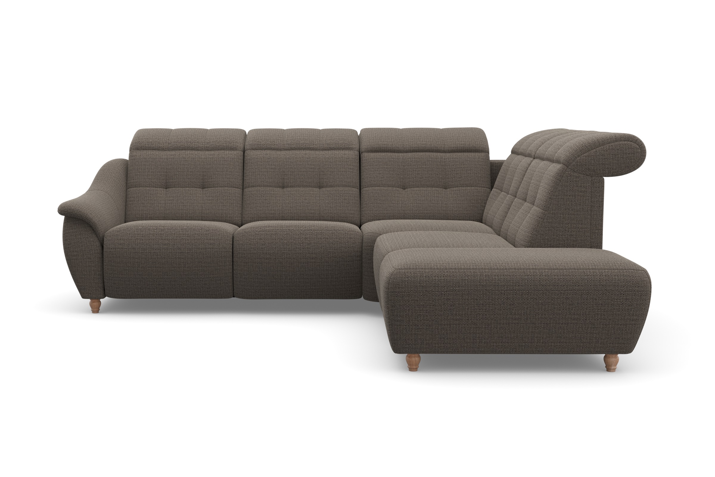 Home affaire Ecksofa »Boston L-Form« Kopfteilverstellung an jeder Sitzfläch günstig online kaufen