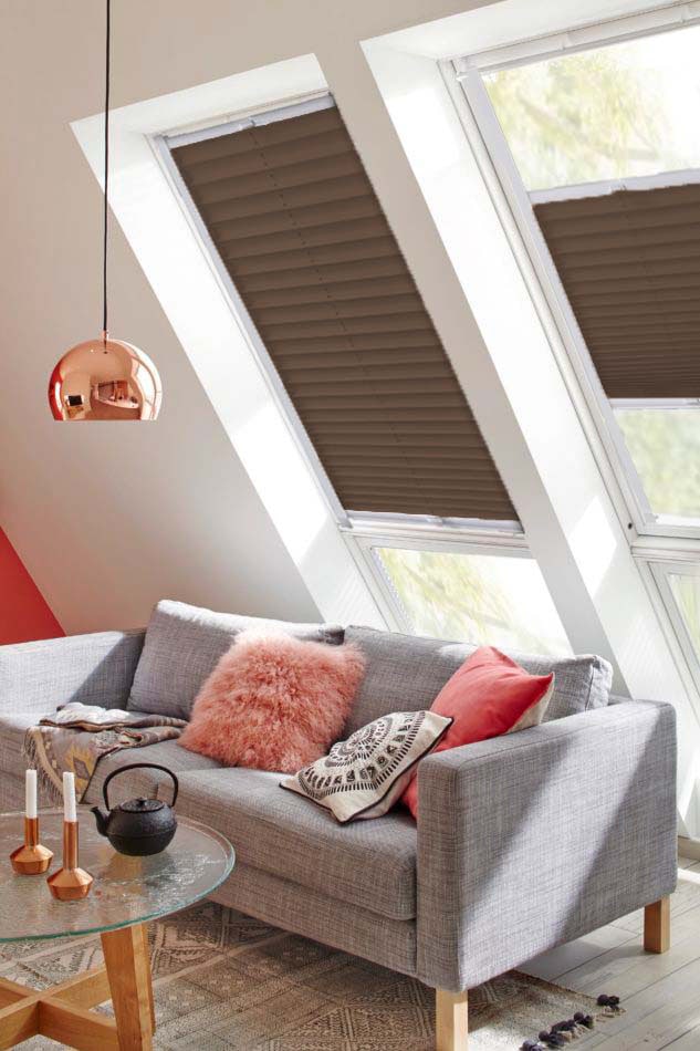Dachfensterplissee bequem Crepe«, Style schnell sunlines und bestellen Thermo »Classic verspannt, Lichtschutz,