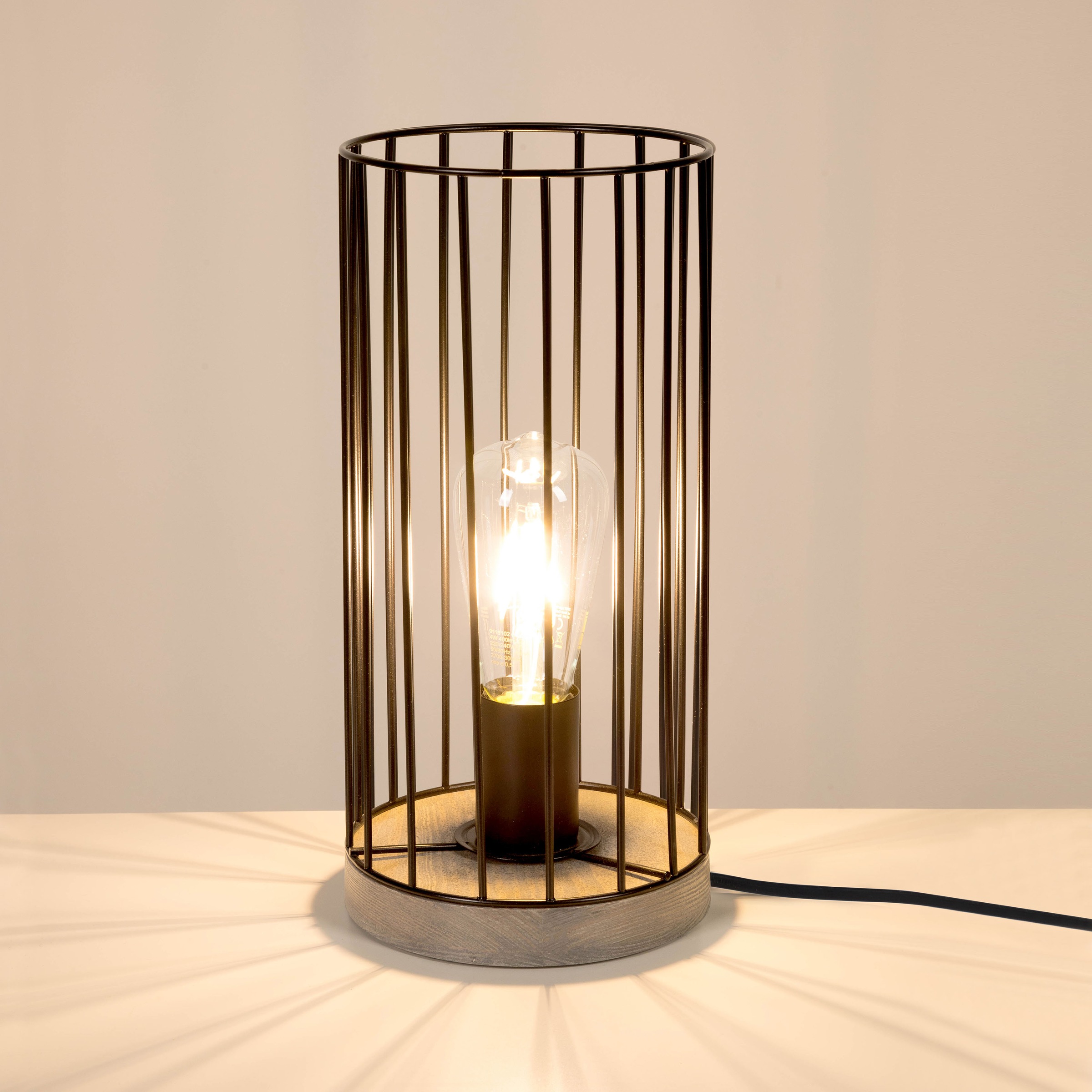 BRITOP LIGHTING Tischleuchte »Swan«, 1 flammig, Leuchtmittel E27   ohne Leu günstig online kaufen