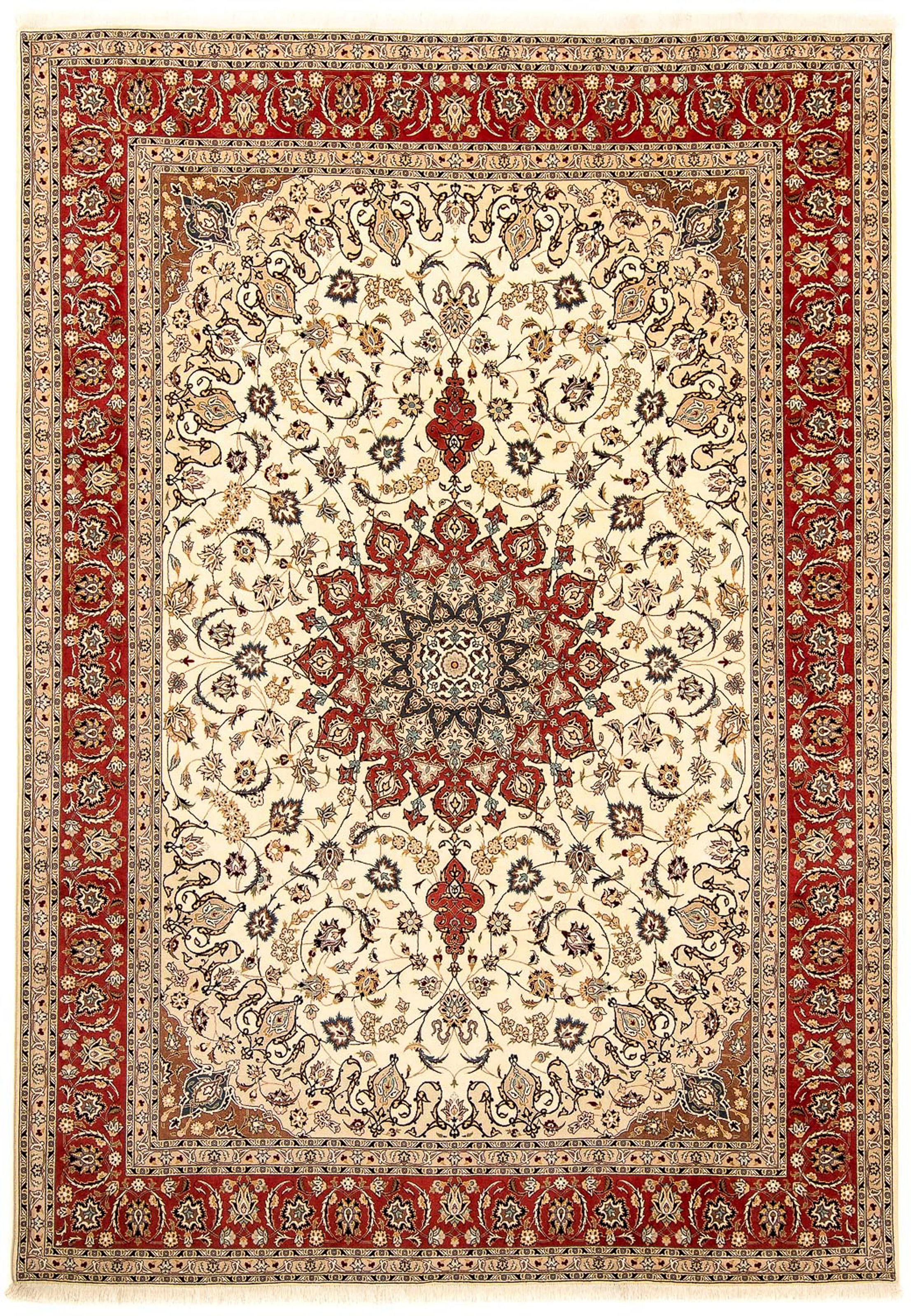 morgenland Orientteppich »Perser - Täbriz - 358 x 254 cm - beige«, rechteck günstig online kaufen