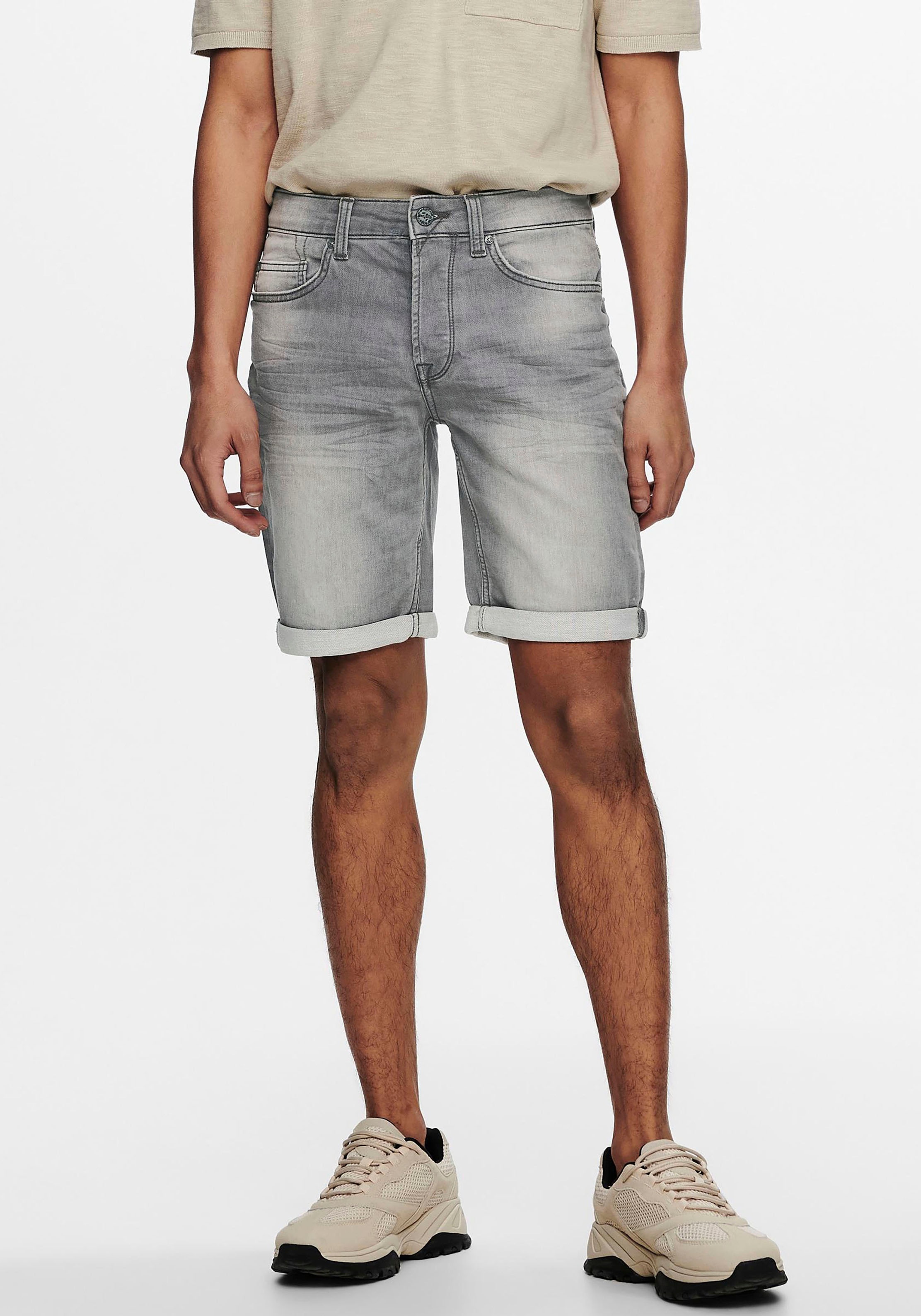 Bild von ONLY & SONS Jeansshorts »ONSPLY LIGHT BLUE 5189 SHORTS DNM NOOS«