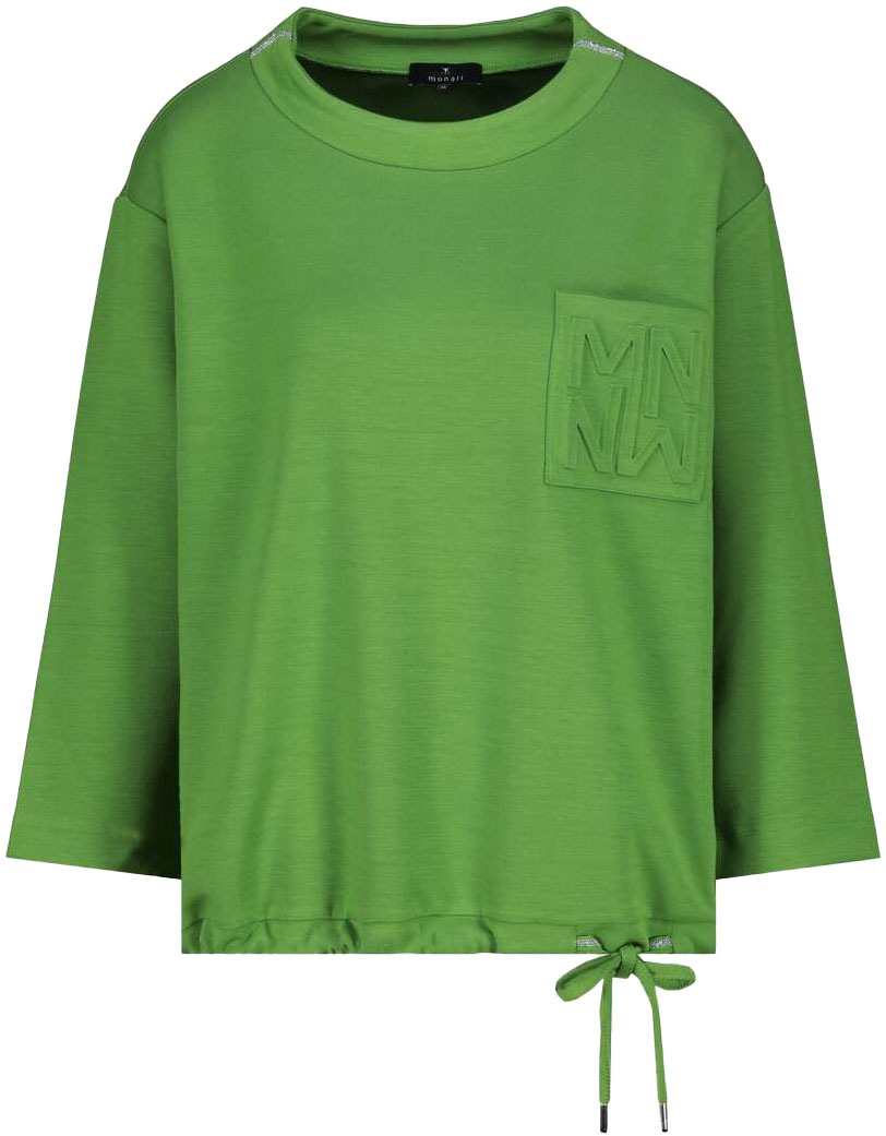 Monari Sweatshirt, mit aufgesetzter Ziertasche