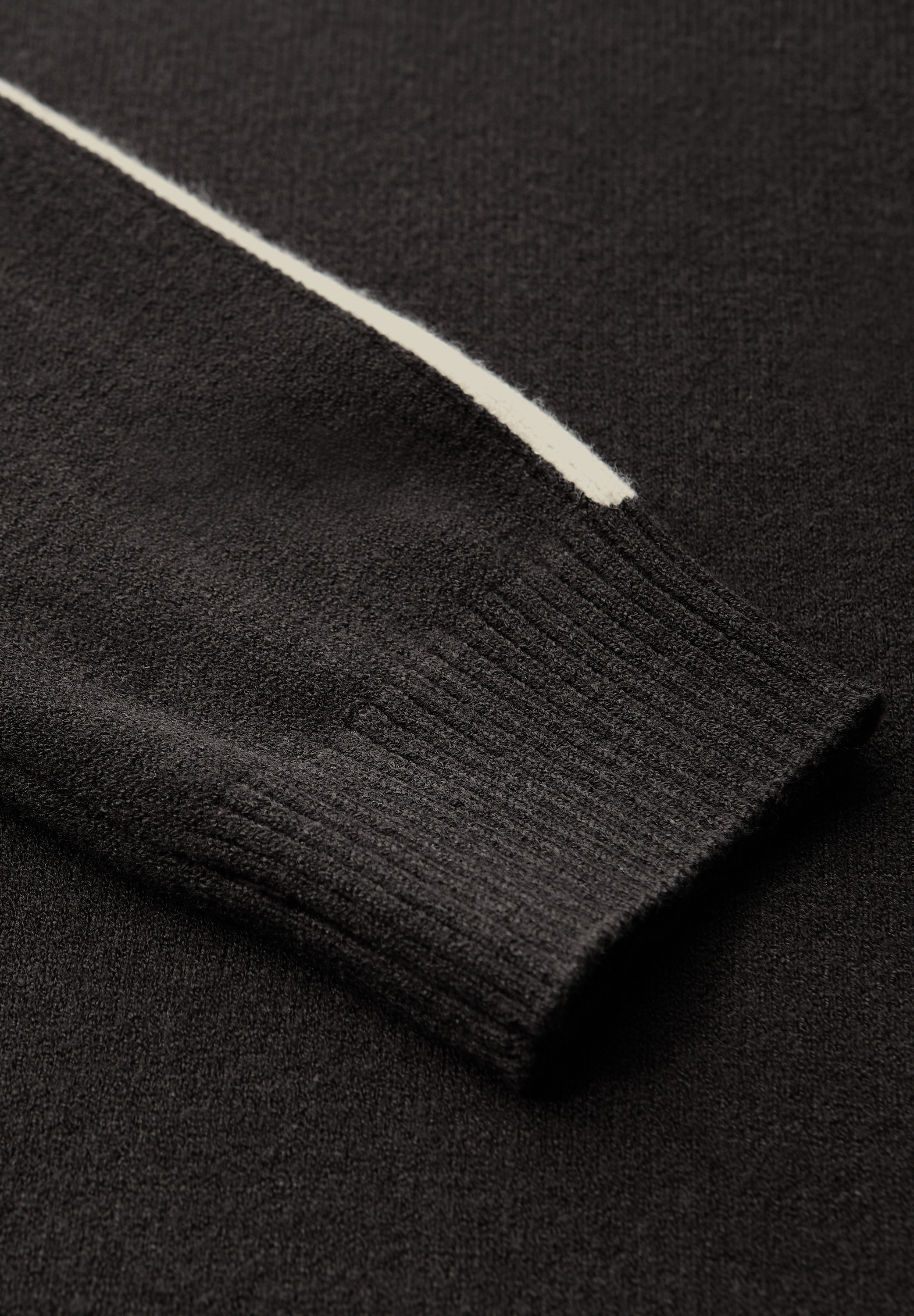 STREET ONE Rundhalspullover mit Rippbündchen