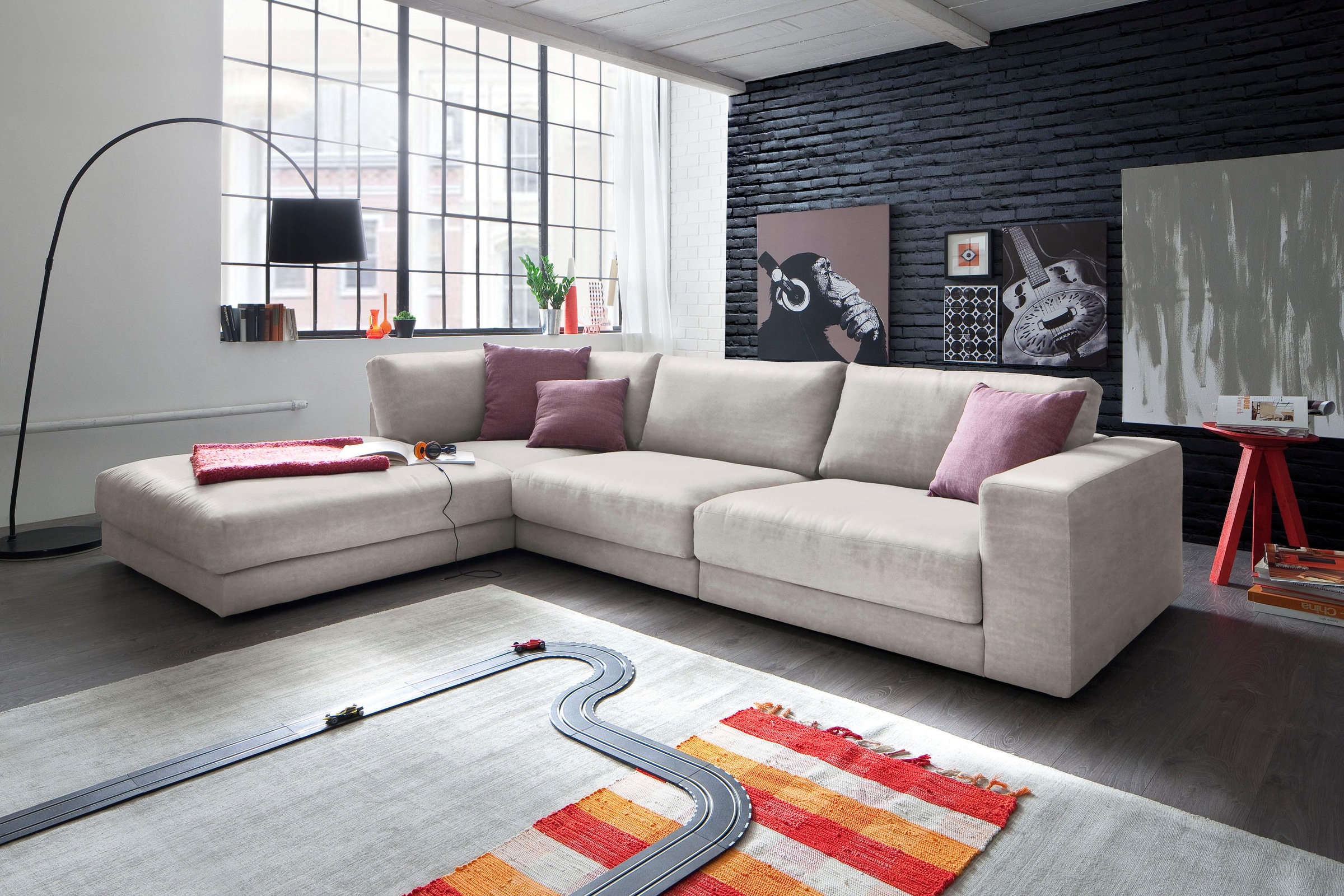 3C Candy Ecksofa »Enisa II L-Form«, bestehend aus Modulen, daher auch indiv günstig online kaufen