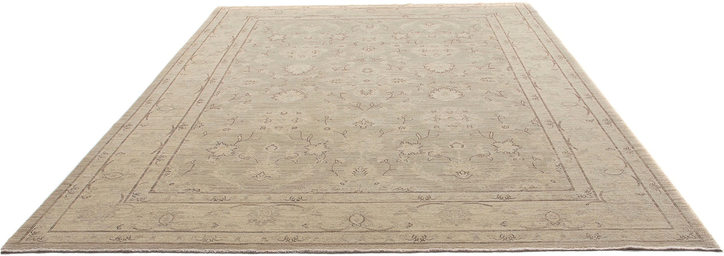 morgenland Orientteppich »Täbriz - 316 x 246 cm - beige«, rechteckig, Wohnz günstig online kaufen