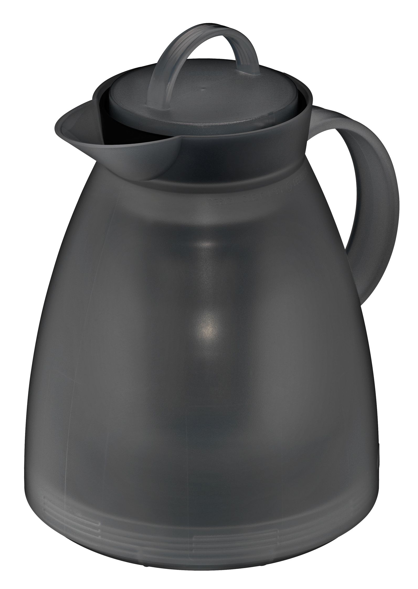 Alfi Isolierkanne »DAN TEA, mit Hartglaseinsatz«, 1,00 l, (1 St.), 3h heiß & 6 kalt, locker aufliegendes Scharnier-Deckelsystem