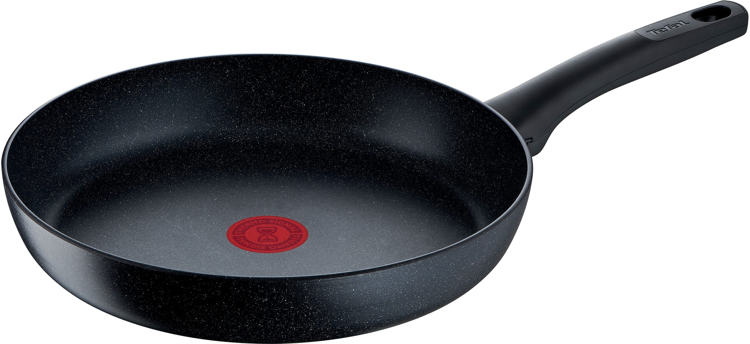 Tefal Bratpfanne »Black Stone«, Aluminium, (1 tlg.), Aluminium, Mineralia Antihaft, Thermo-Signal, alle Herdarten,Induktion