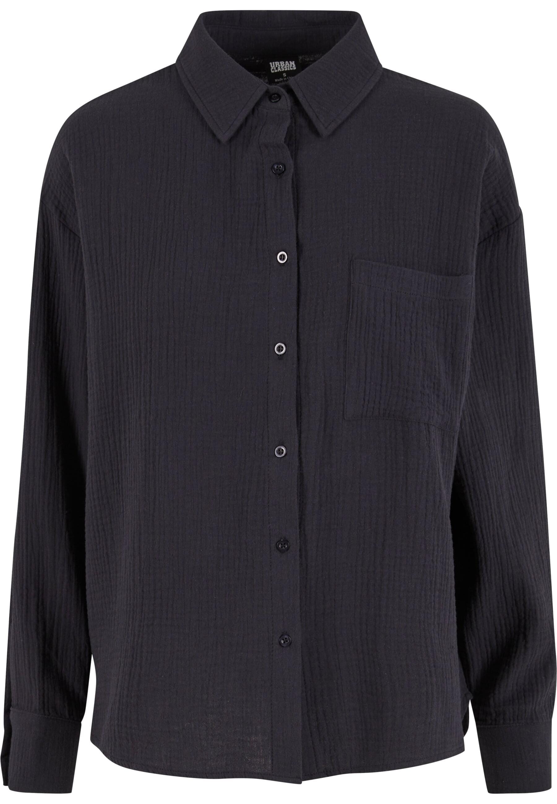 URBAN CLASSICS Klassische Bluse »Urban Classics Ladies Oversized Musselin Blouse«
