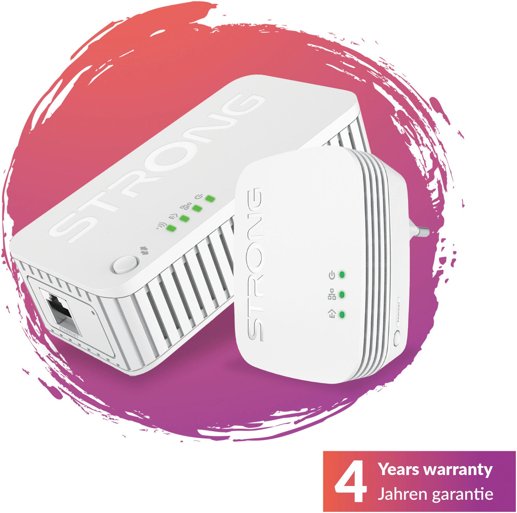 Strong Reichweitenverstärker »Powerline MINI WiFi 1000 Mbit/s Set (2 Einheiten)«, (2 St.)