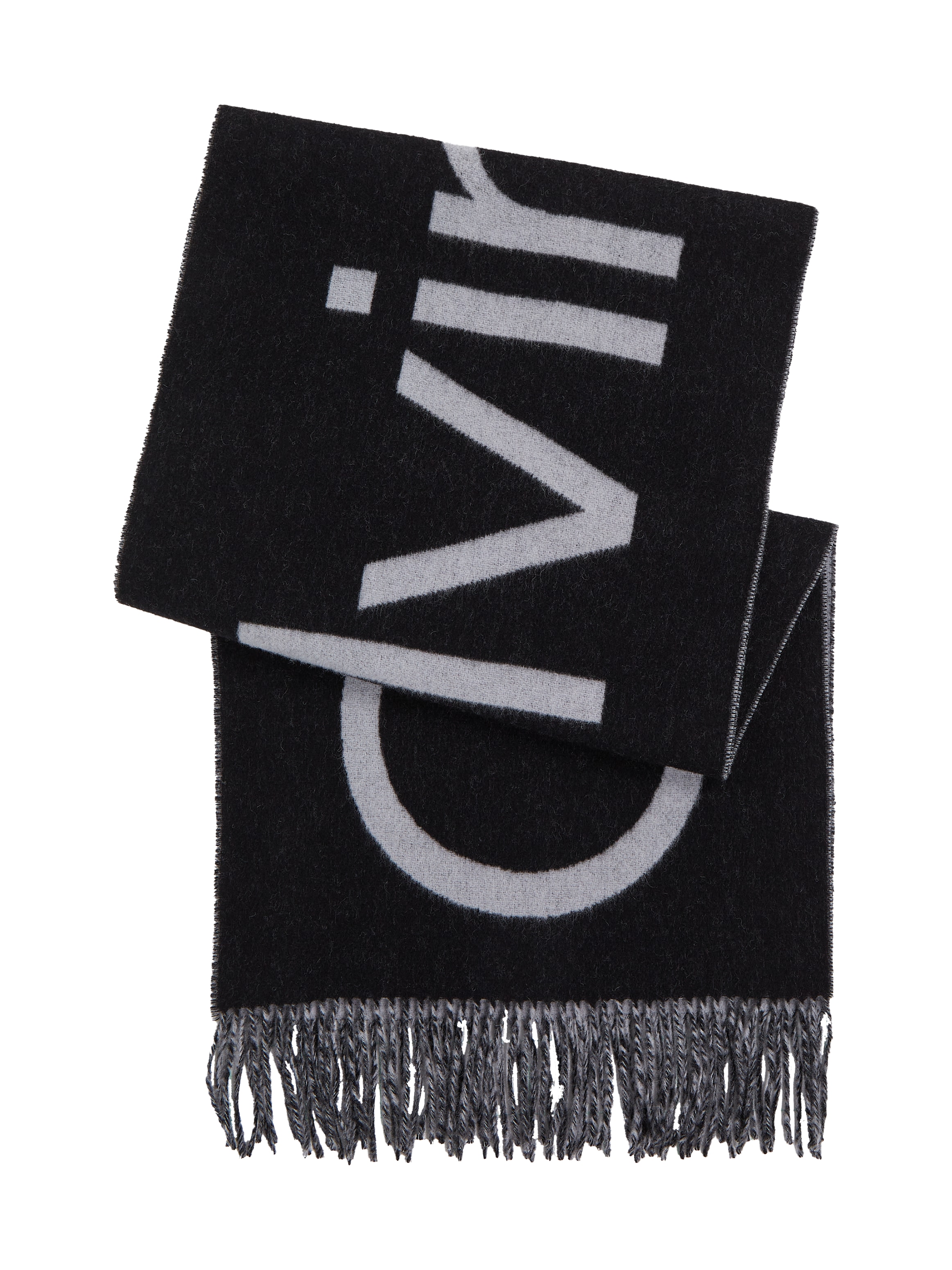 Calvin Klein Schal »CLASSIC WOOL SCARF SIGNITURE«, mit Logoschriftzug