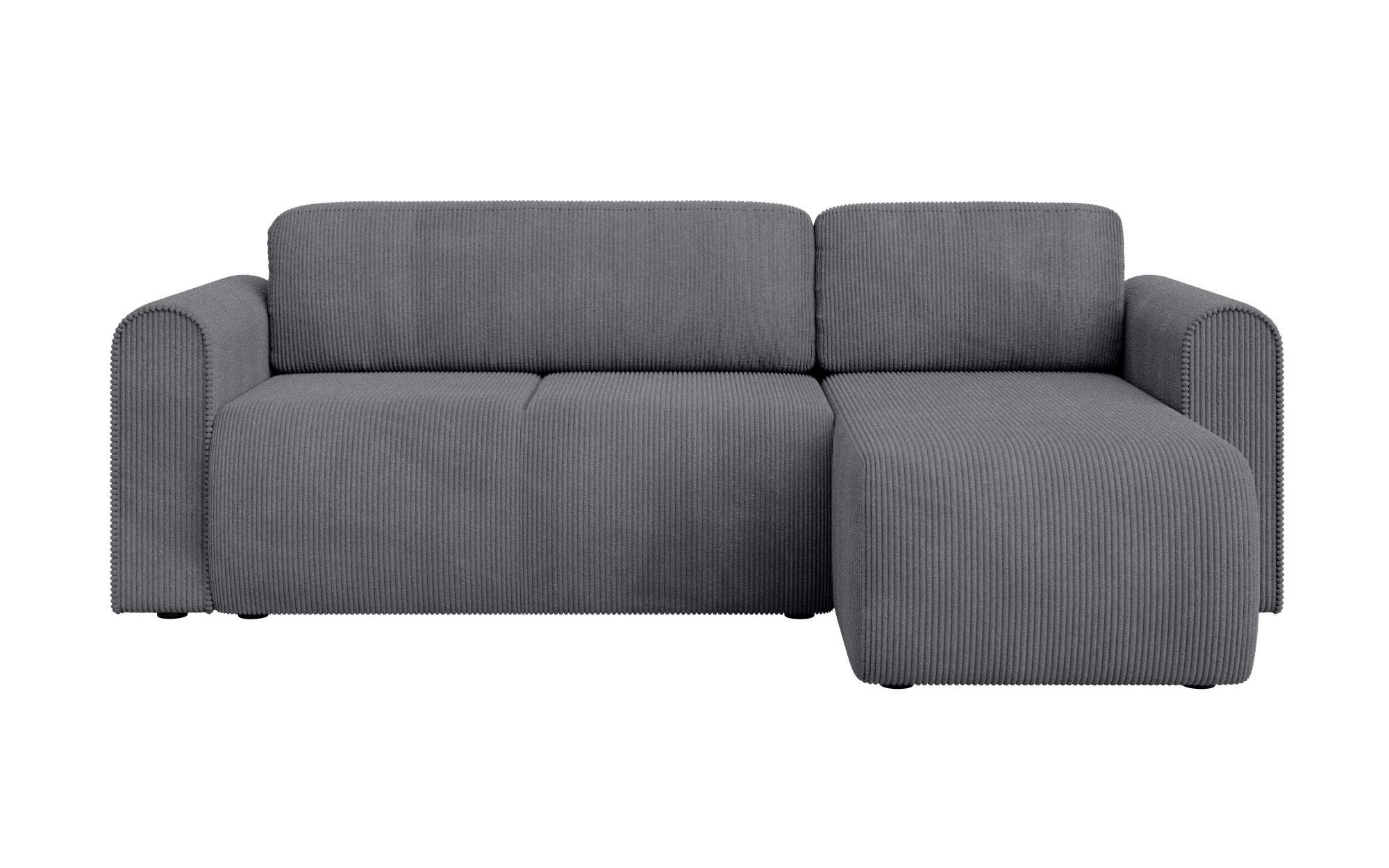 INOSIGN Ecksofa »Zacharia wahlweise Schlafsofa mit Bettkasten, B/T/H 250/166/86 cm«, L-Form mit Wellenunterfederung, Recamiere beidseitig montierbar