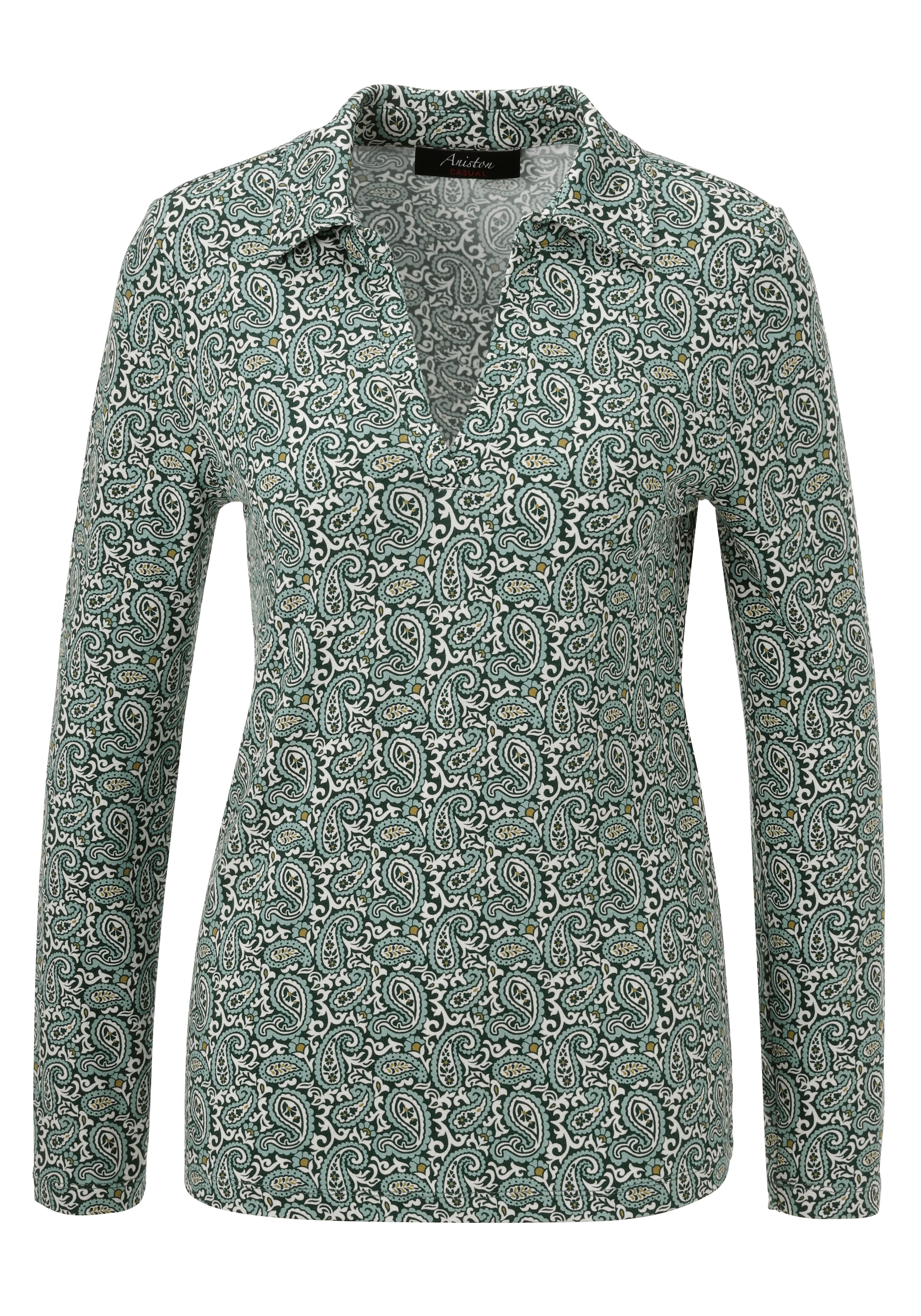 Aniston CASUAL Shirtbluse, mit farbharmonischem Paisley-Muster - NEUE KOLLEKTION