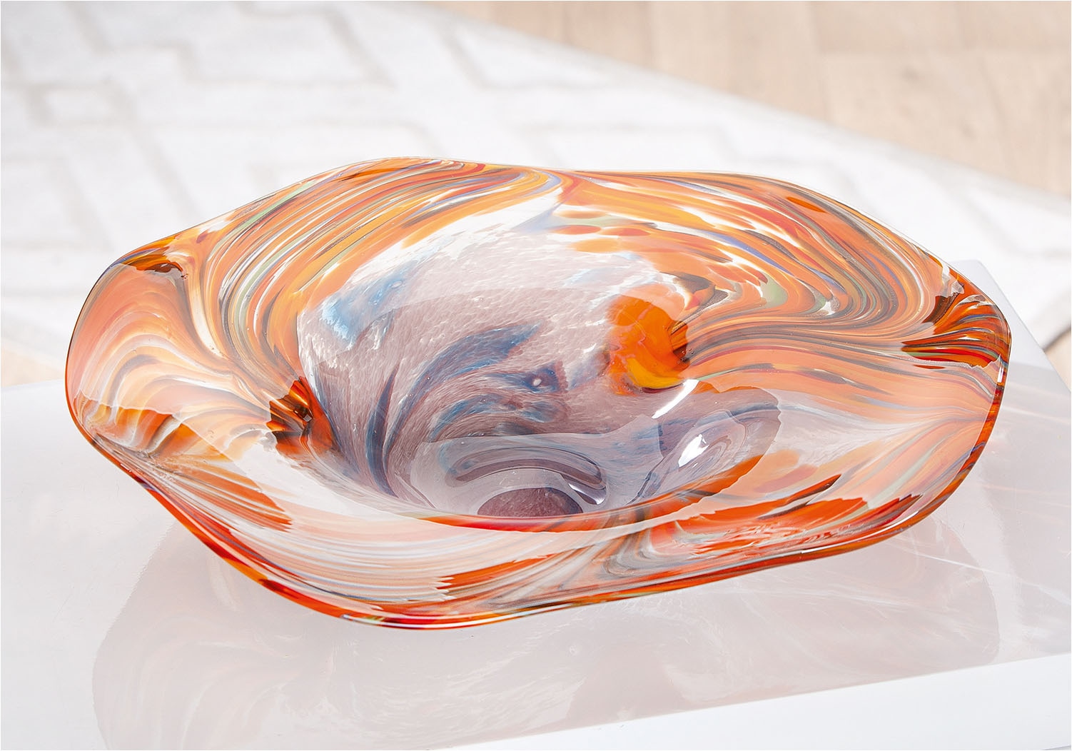 GILDE Schale »Wellen-Schale Dream« 1 aus Glas