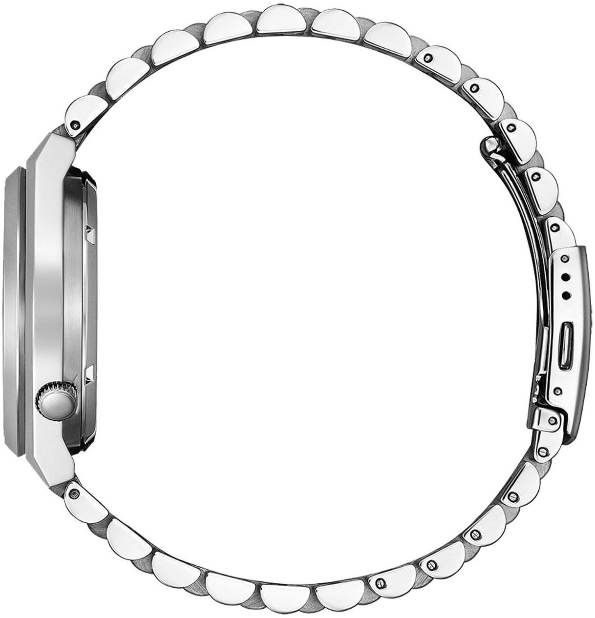 Citizen Automatikuhr »Tsuyosa«, Armbanduhr, Damenuhr, Herrenuhr, Edelstahlarmband, Saphirglas, Datum