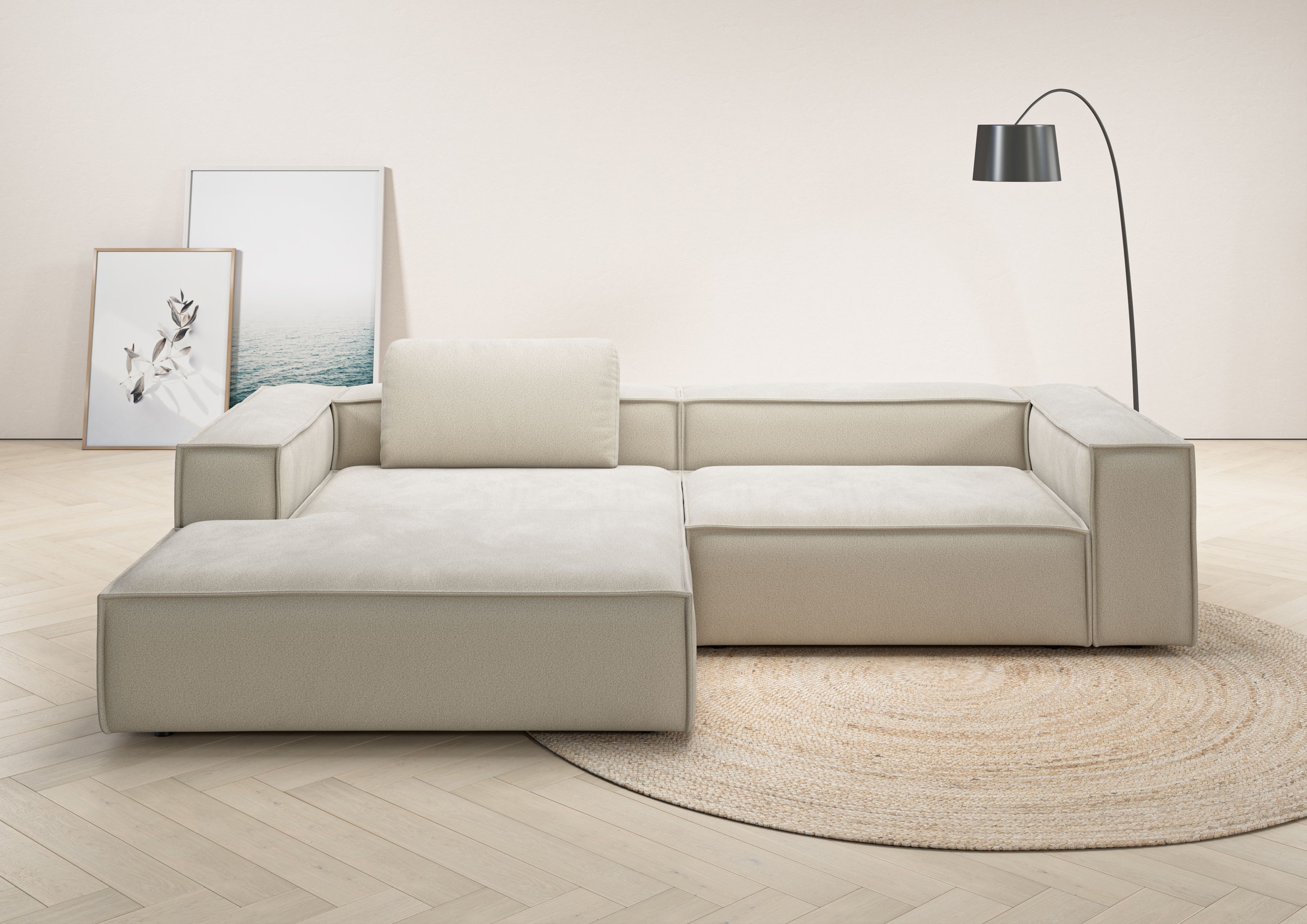 Places of Style Ecksofa »Watertown, modernes XXL L-Form, 306 cm breit«, Gro günstig online kaufen