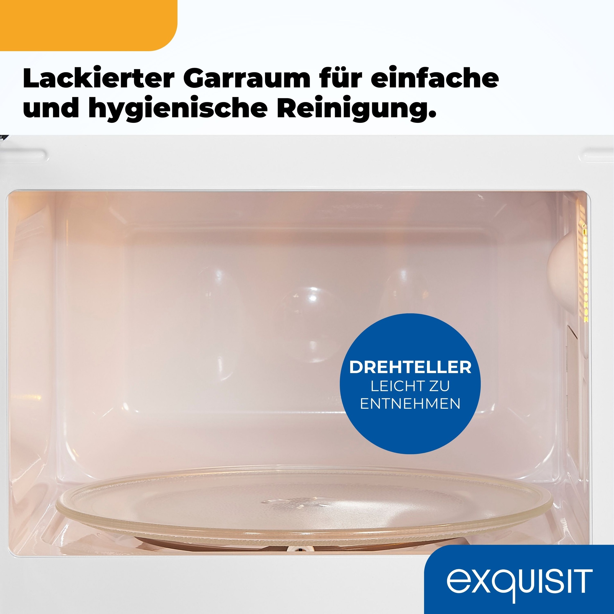 exquisit Mikrowelle »MW 900-030G weiss«, Grill-Mikrowelle, 1050 W