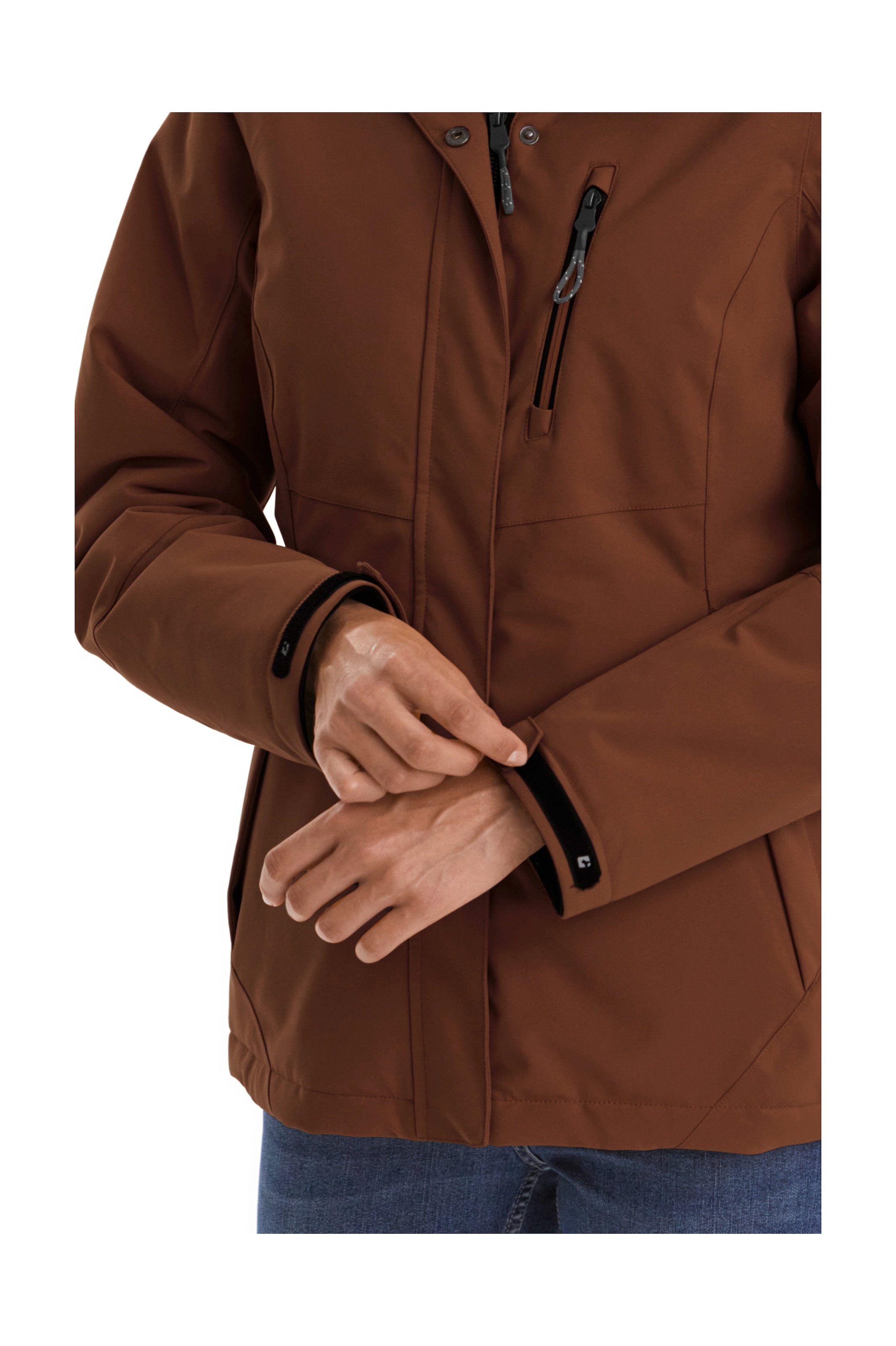 Killtec Outdoorjacke »KOW 140 WMN JCKT«, Wasserdichte Damenjacke, atmungsaktiv, abnehmbare Kapuze