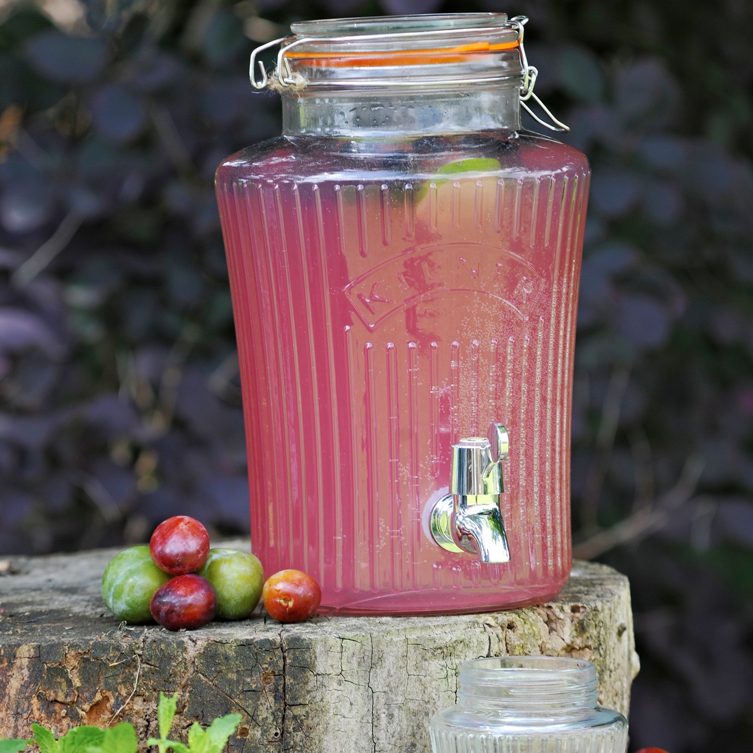 KILNER Getränkespender »VINTAGE«, Für gekühlte Getränke mit leichtgängigem Zapfhahn, 5 Liter