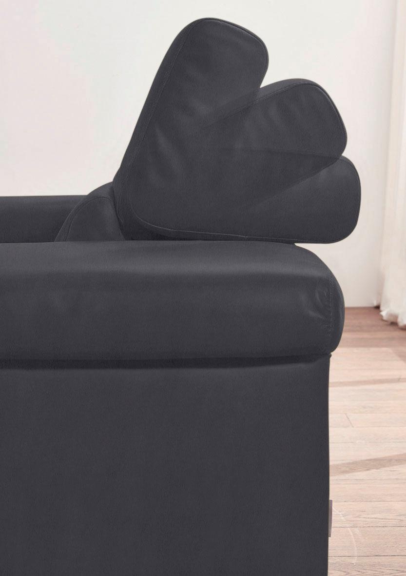 W.SCHILLIG 2-Sitzer »finn«, German Design Award 2016, Fußgestell Nussbaum natur, Breite 210 cm